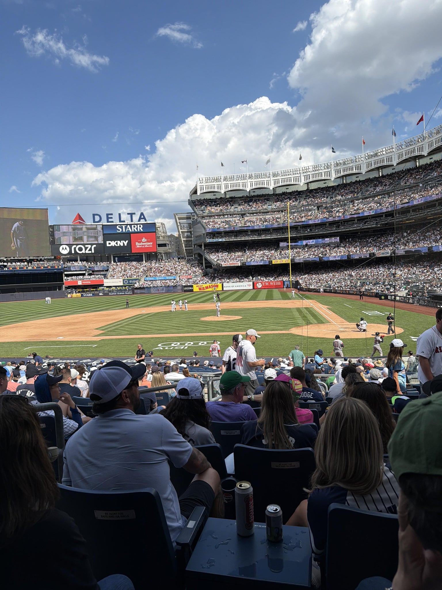 Real Fan View taken from Field MVP 122 at Yankee Stadium by Scott K