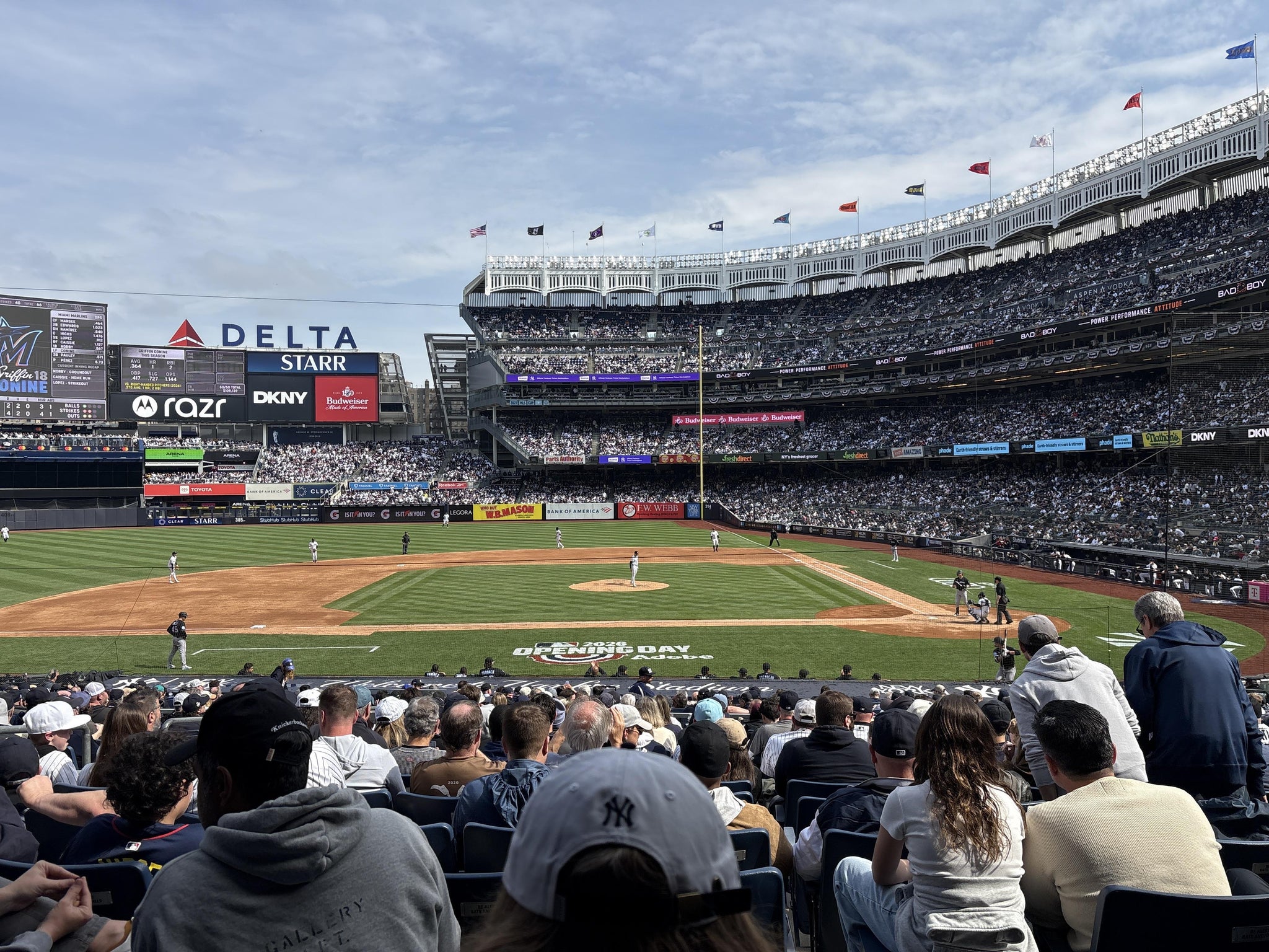 Real Fan View taken from Field MVP 123 at Yankee Stadium by Casey M