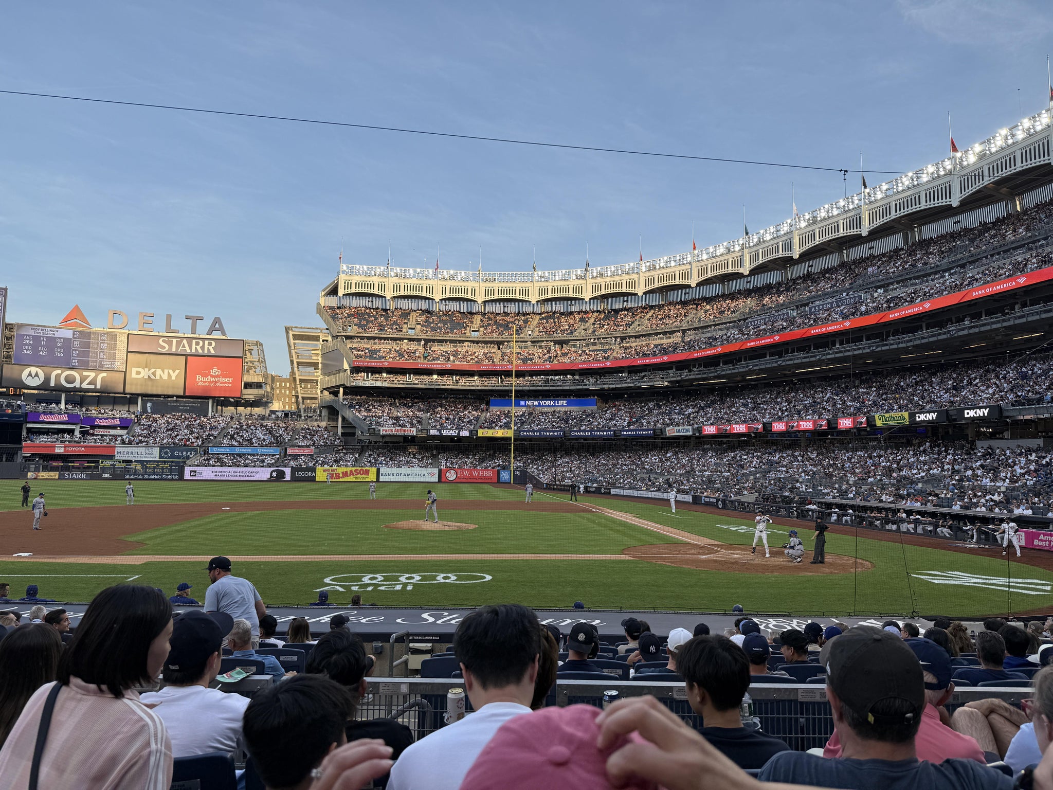 Real Fan View taken from Field MVP 123 at Yankee Stadium by Christopher L