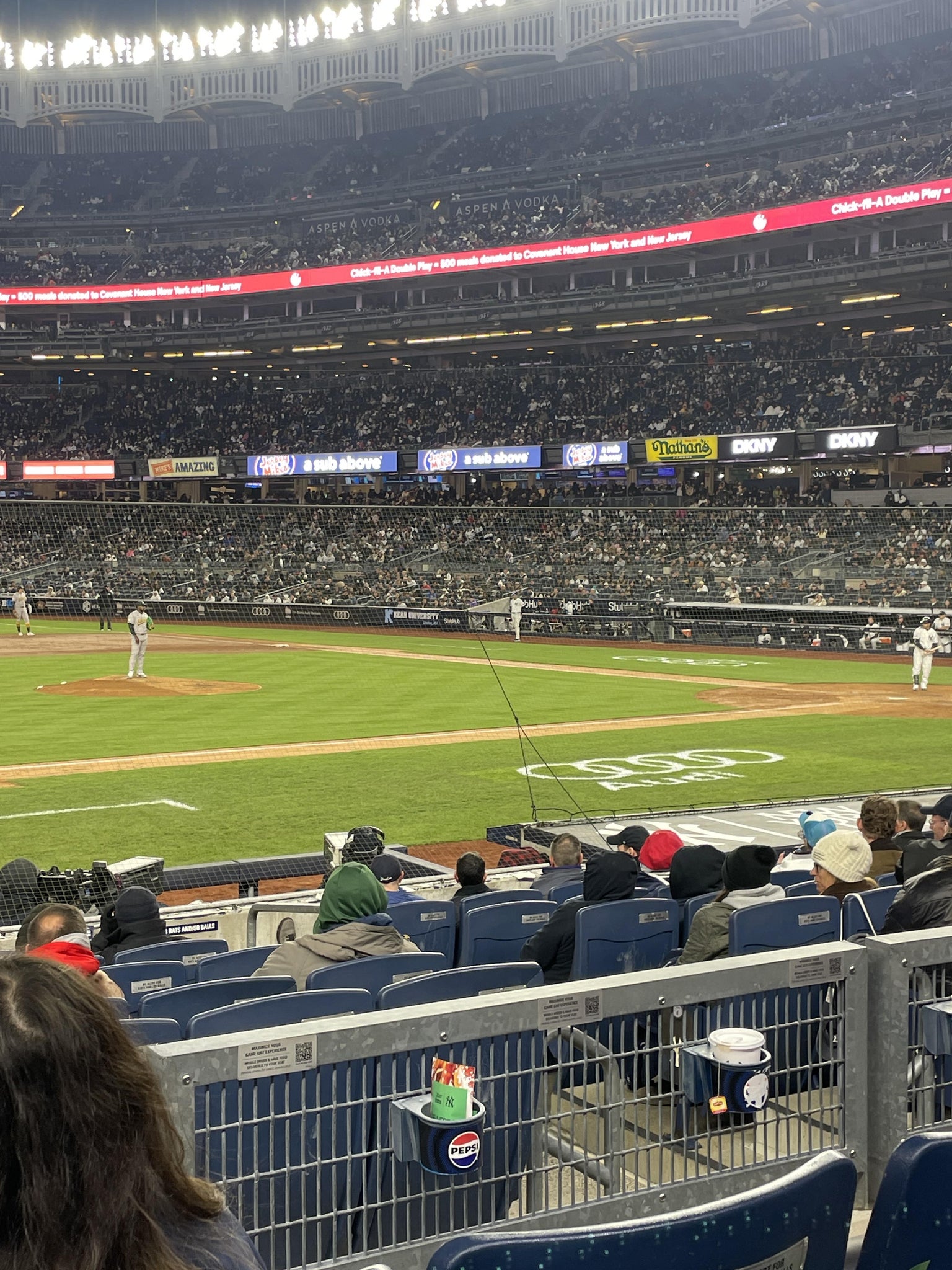 Real Fan View taken from Field MVP 125 at Yankee Stadium by Humberto F