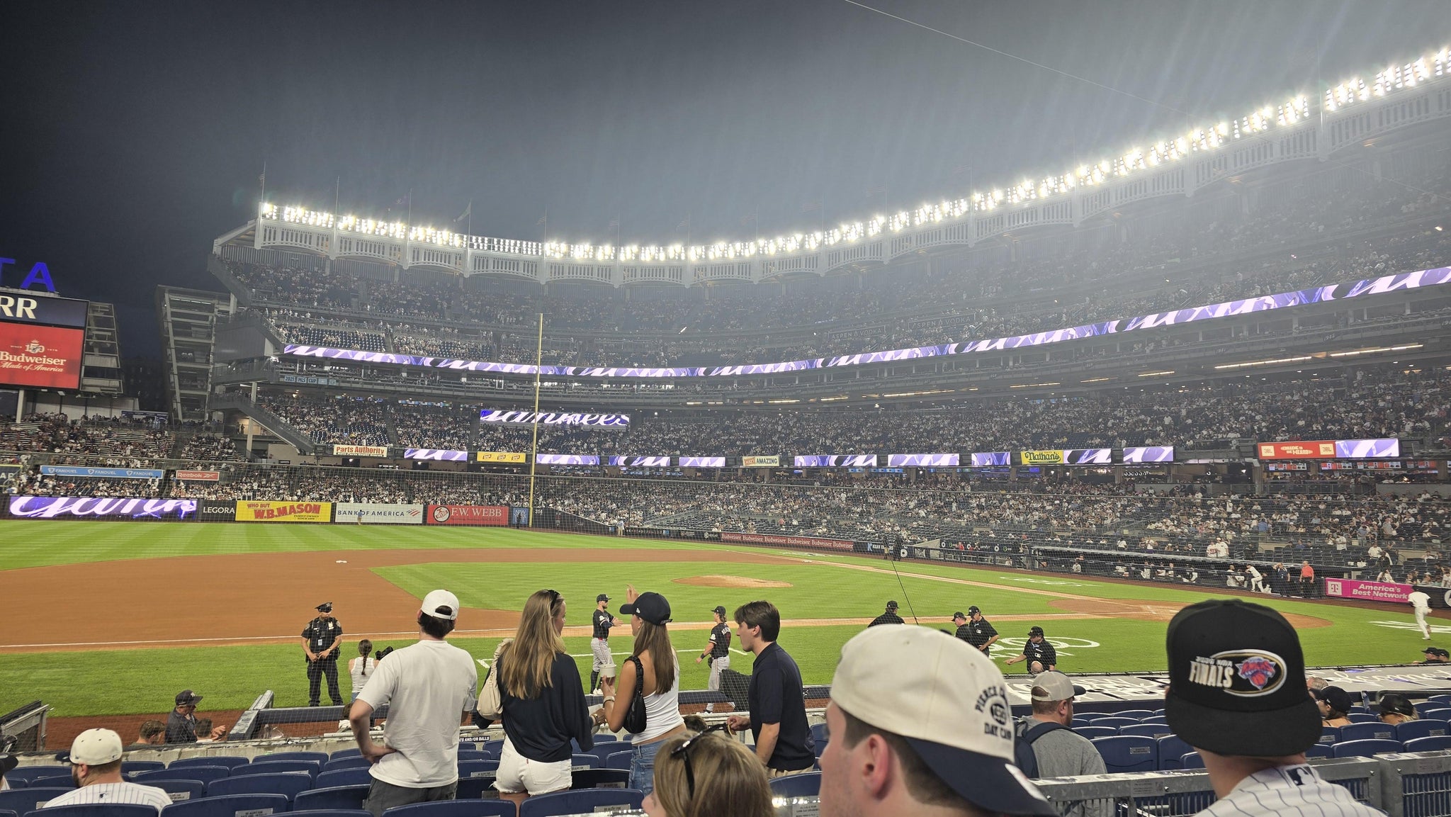 Real Fan View taken from Field MVP 125 at Yankee Stadium by Vanessa M