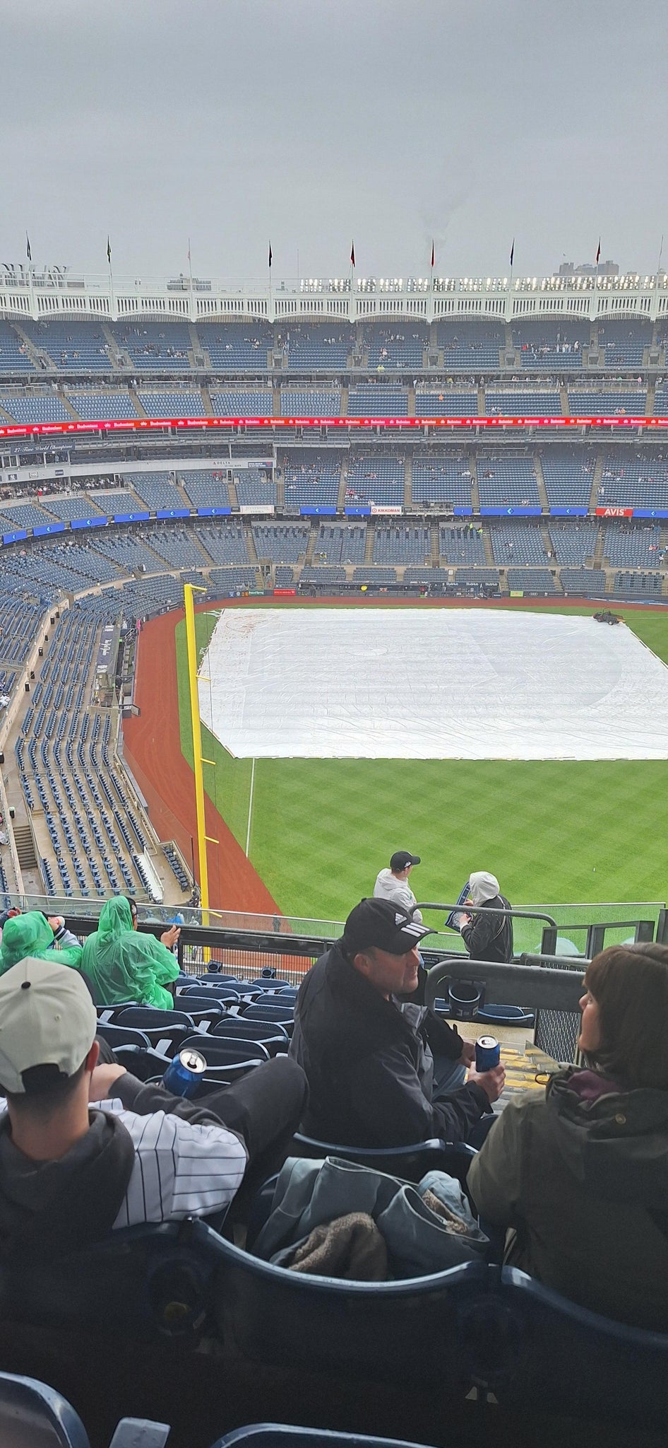 Real Fan View taken from Grandstand Level 407 A at Yankee Stadium by Sabrina W