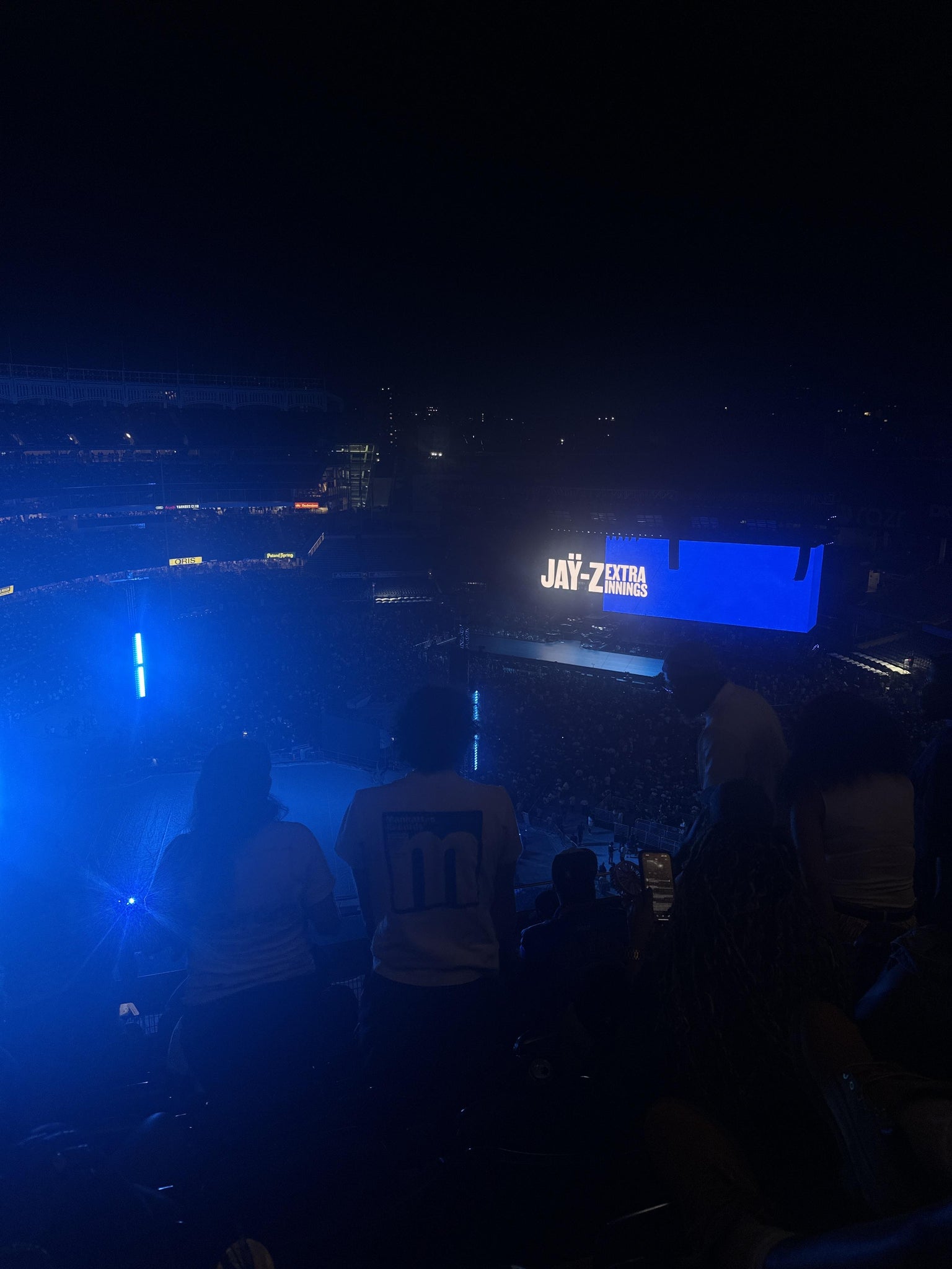 Real Fan View taken from Grandstand Level 416 at Yankee Stadium by Tanika N