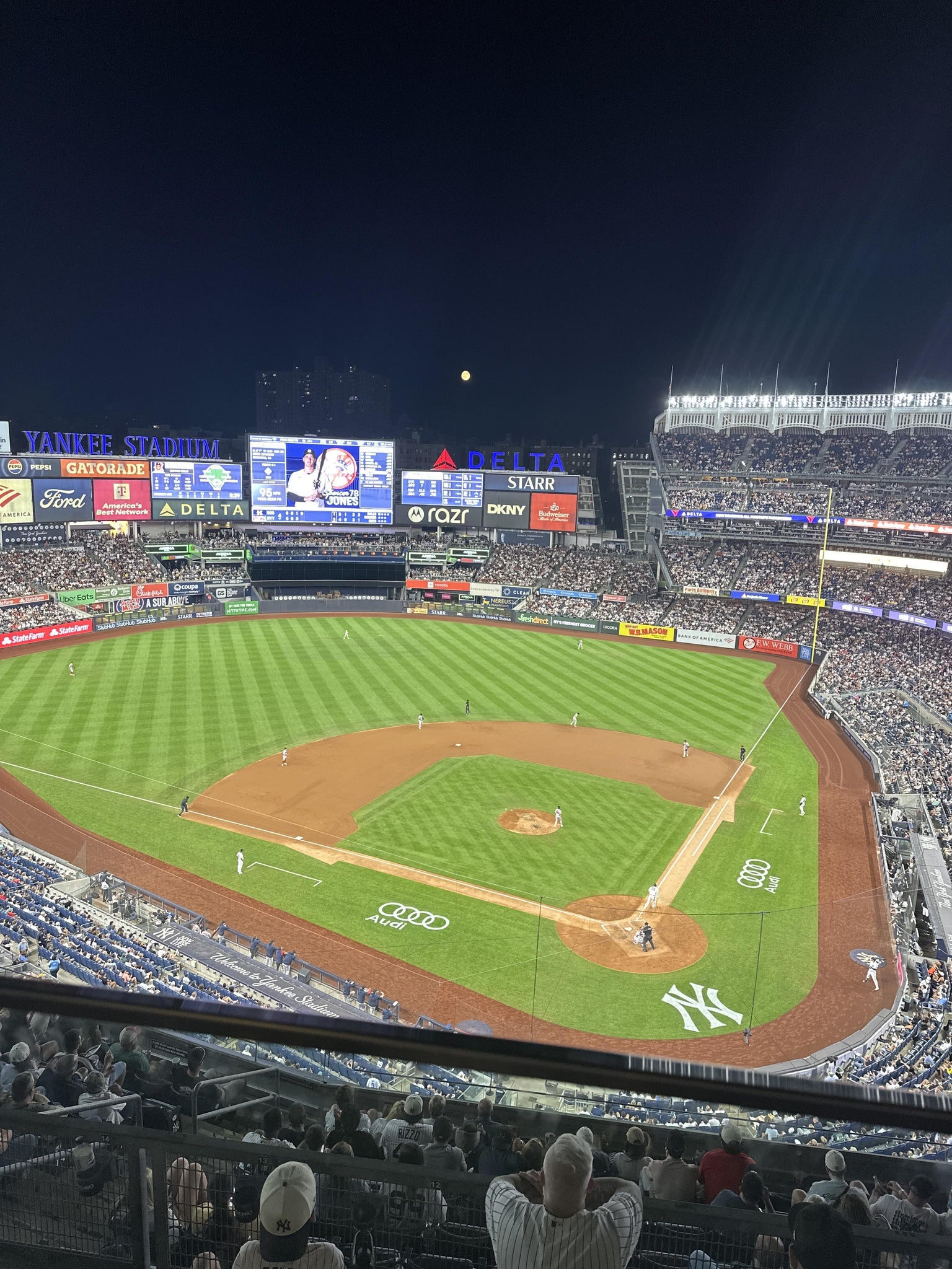 Real Fan View taken from Grandstand Level 421 at Yankee Stadium by Jaslyne W