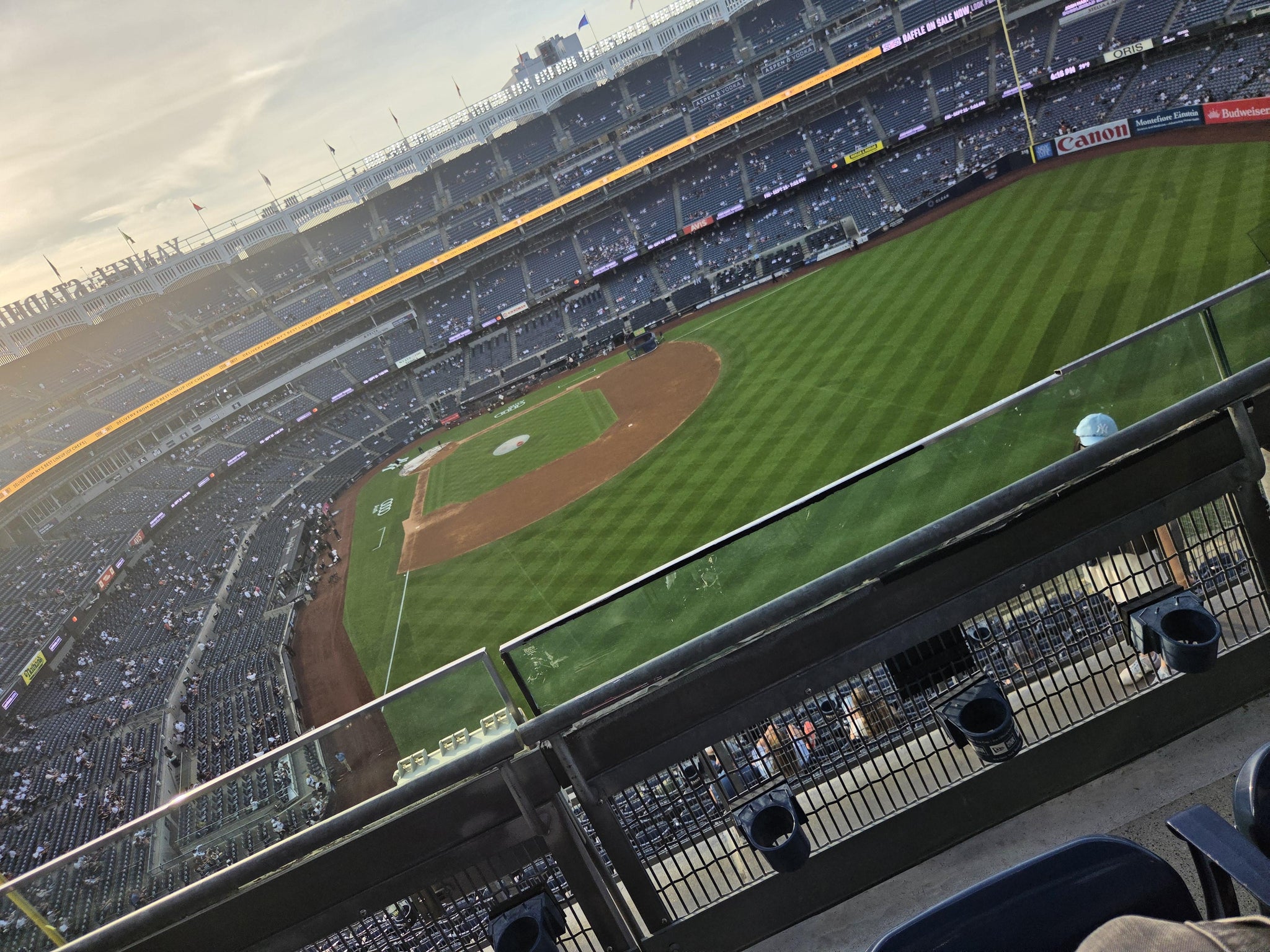 Real Fan View taken from Grandstand Level 426 at Yankee Stadium by John S