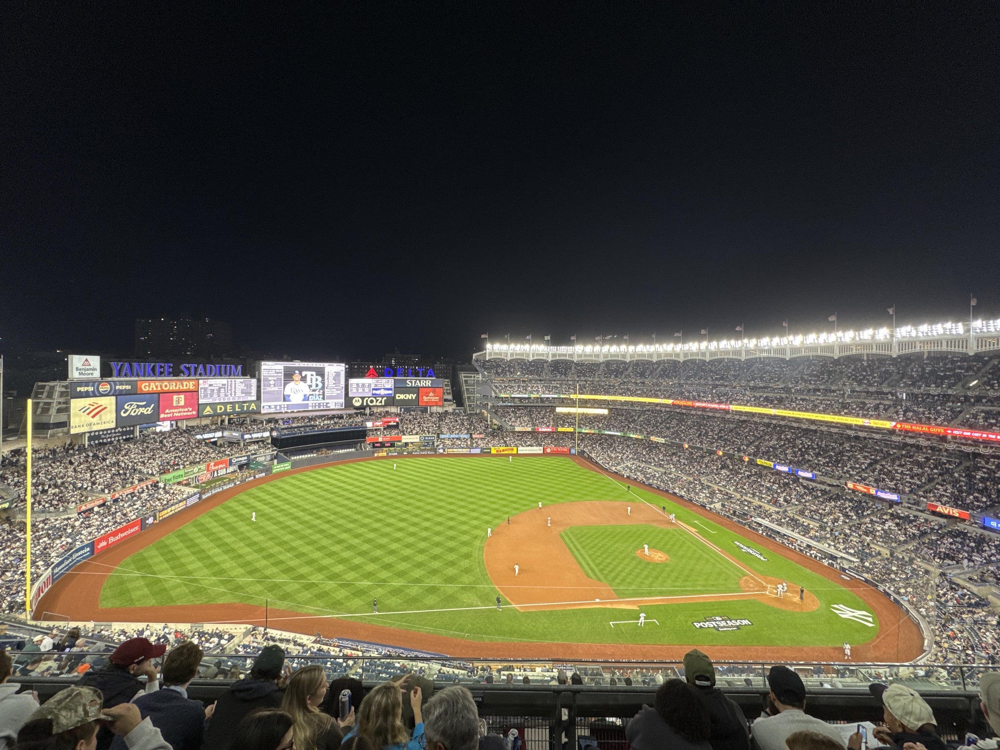 Real Fan View taken from Grandstand Level 426 at Yankee Stadium by Benjamin K
