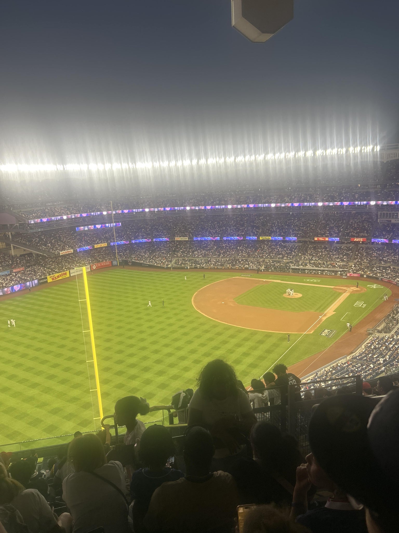 Real Fan View taken from Grandstand Level 432 A at Yankee Stadium by Jake H