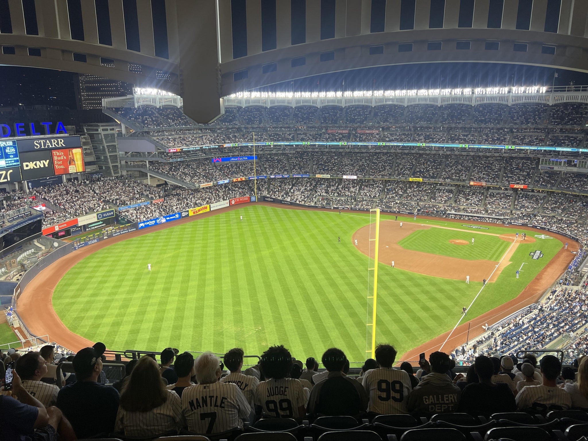 Real Fan View taken from Grandstand Level 432 B at Yankee Stadium by Servando T
