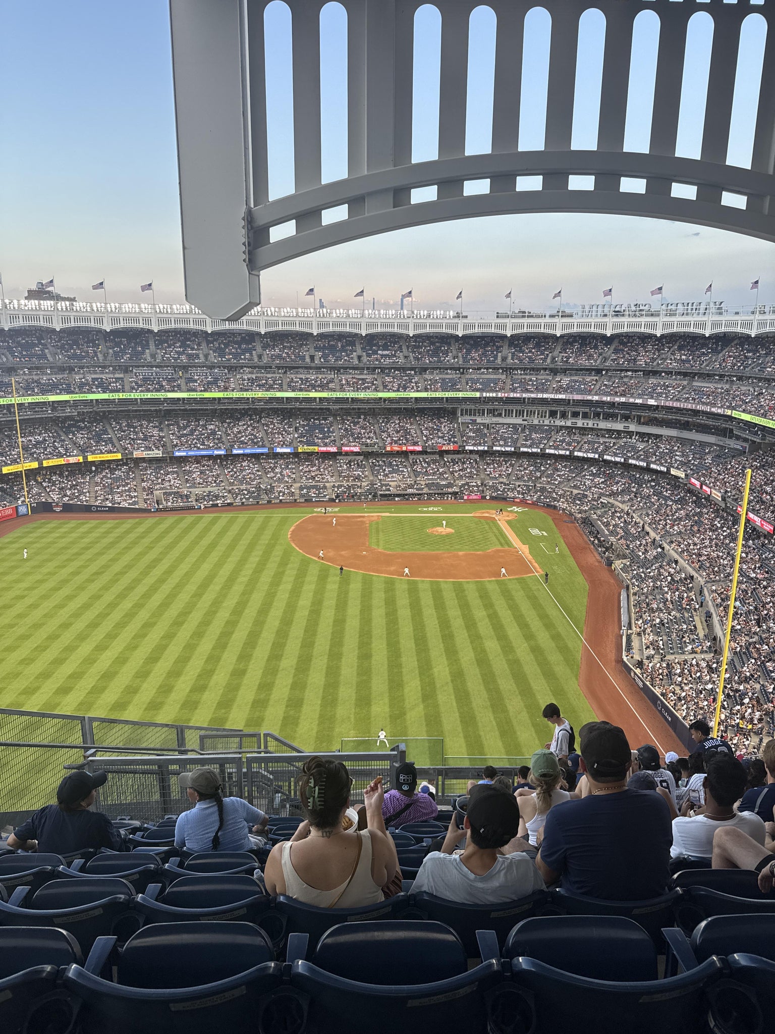 Real Fan View taken from Grandstand Level 434 B at Yankee Stadium by Zachary R
