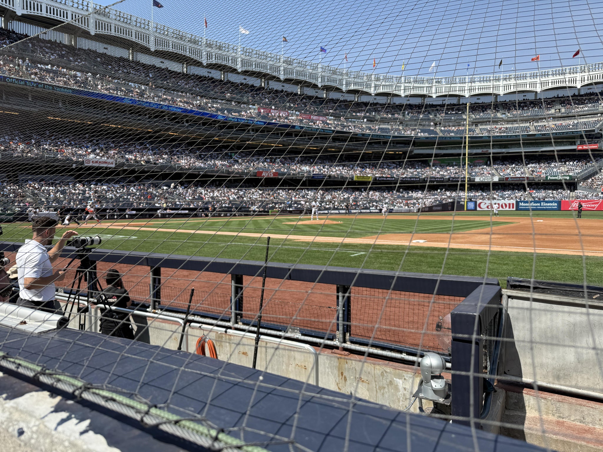 Real Fan View taken from Legends Suite 15 A at Yankee Stadium by Ed L