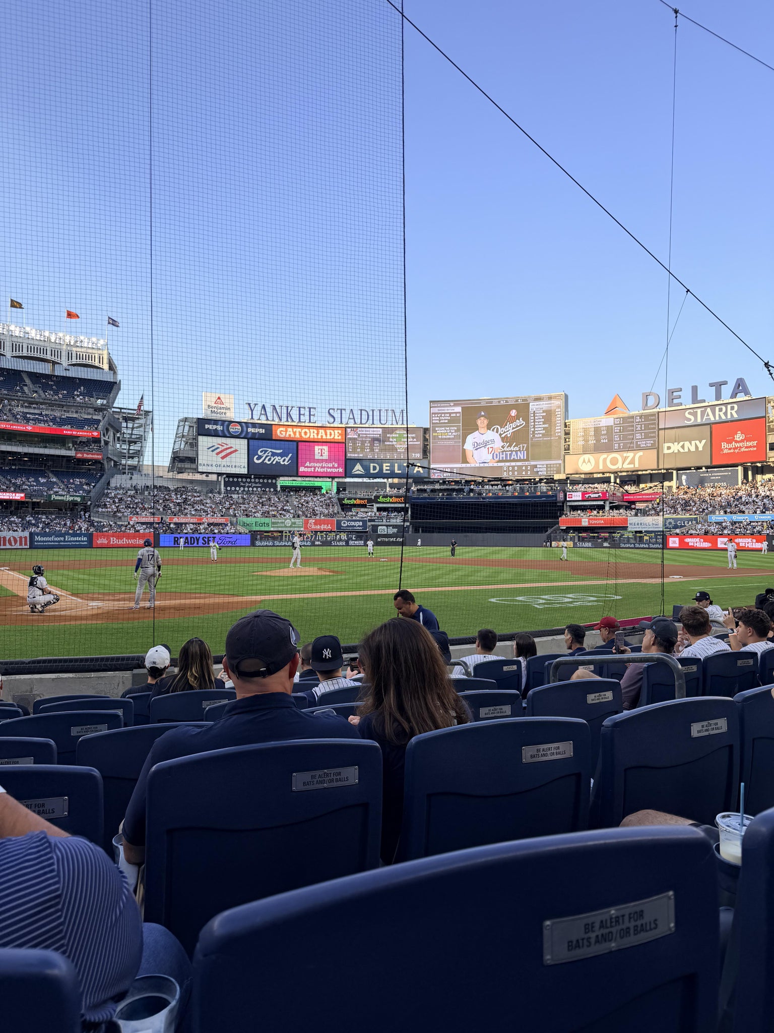 Real Fan View taken from Legends Suite 18 at Yankee Stadium by Nemesio C