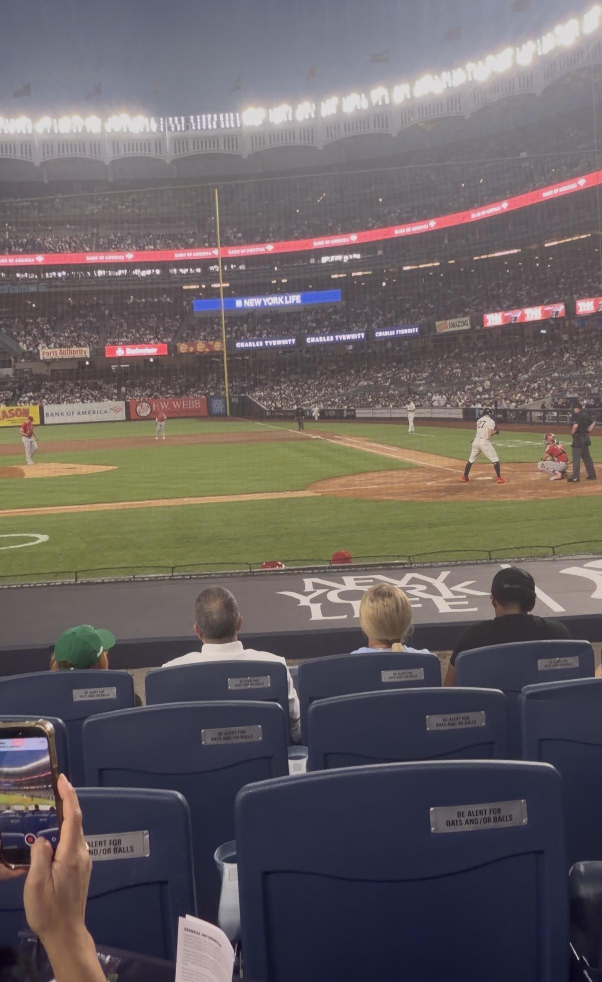 Real Fan View taken from Legends Suite 23 at Yankee Stadium by Carmine G