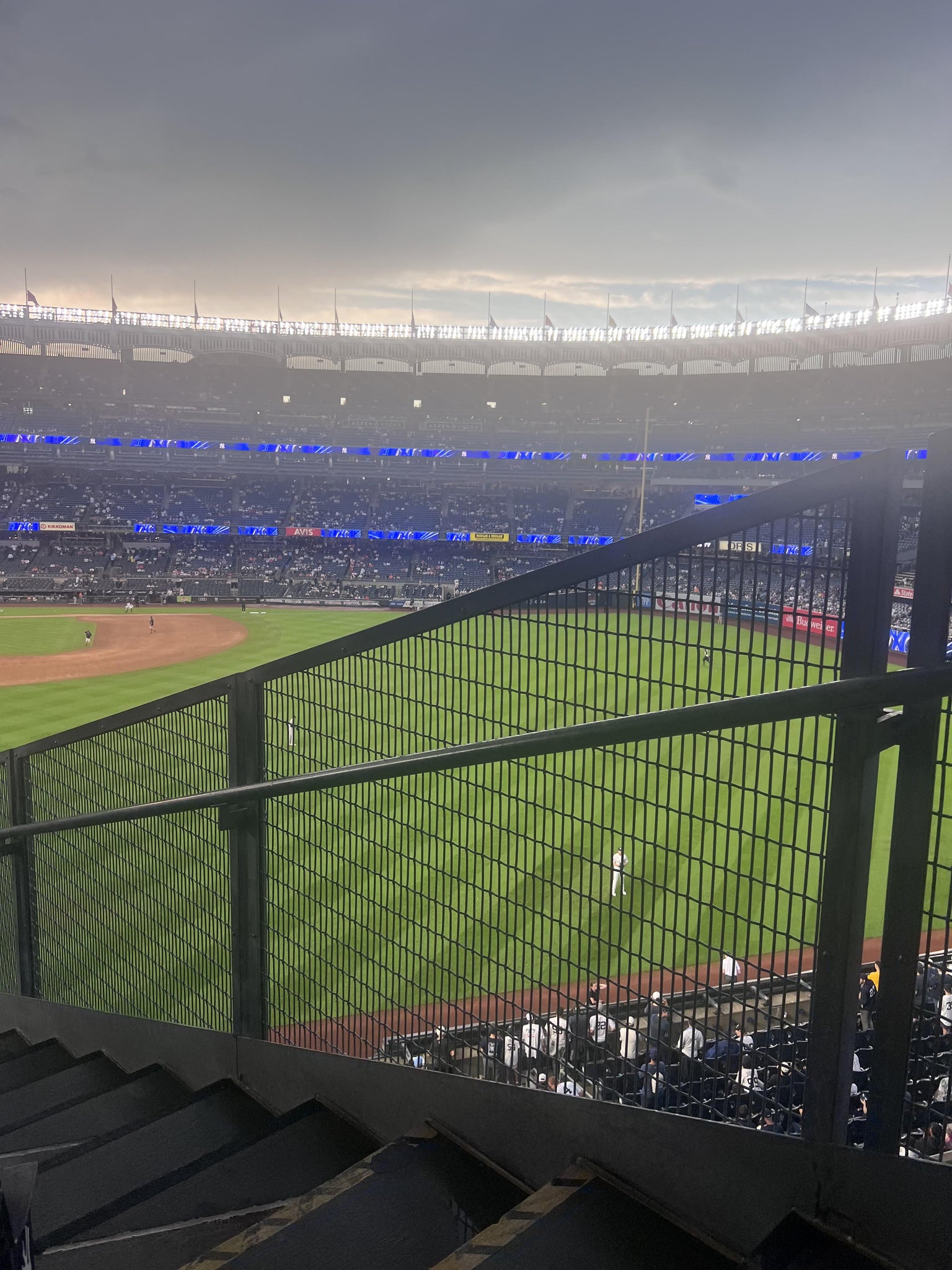 Real Fan View taken from Main Level 205 at Yankee Stadium by Michelle T
