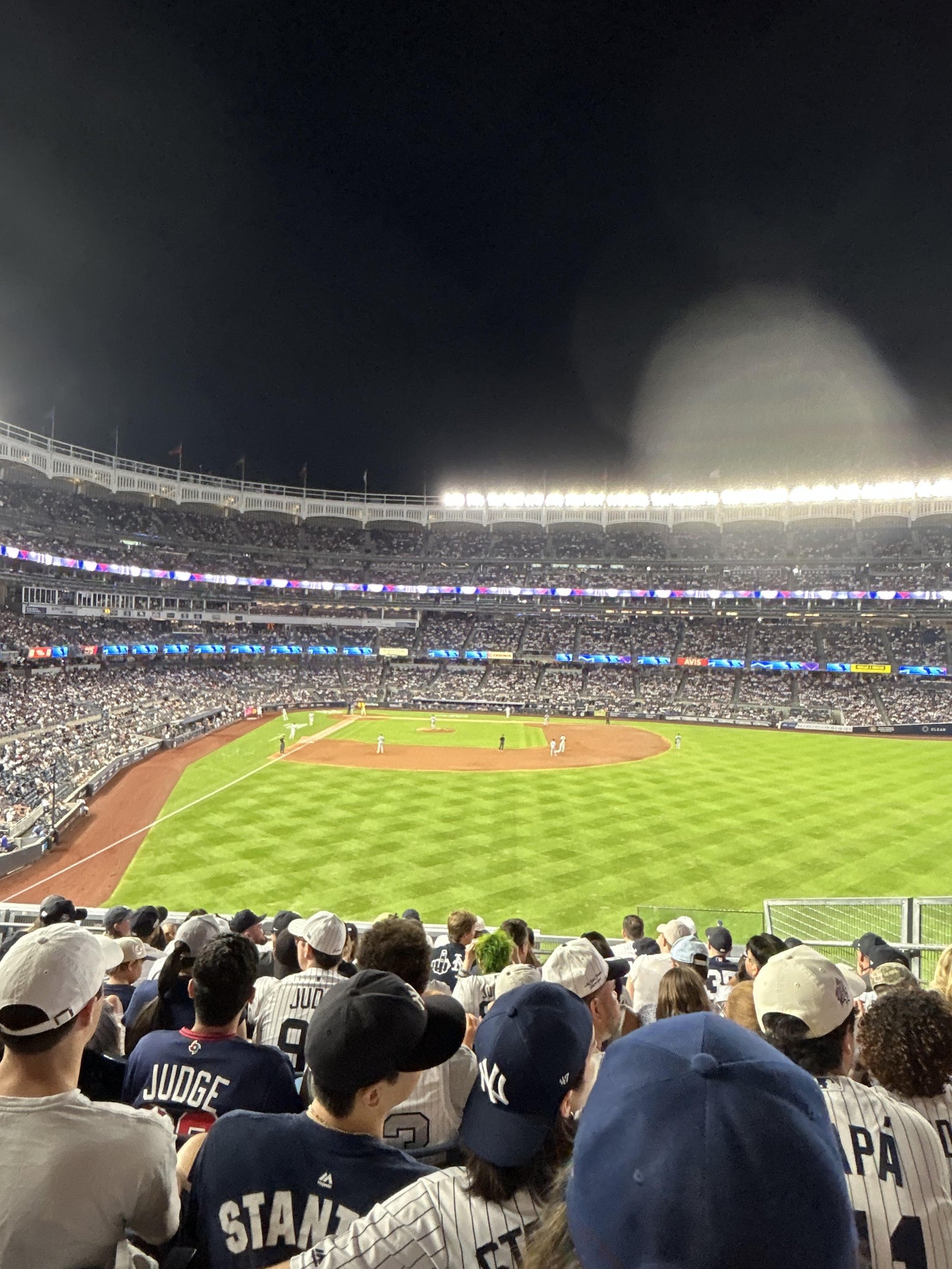 Real Fan View taken from Main Level 205 at Yankee Stadium by Michelle T