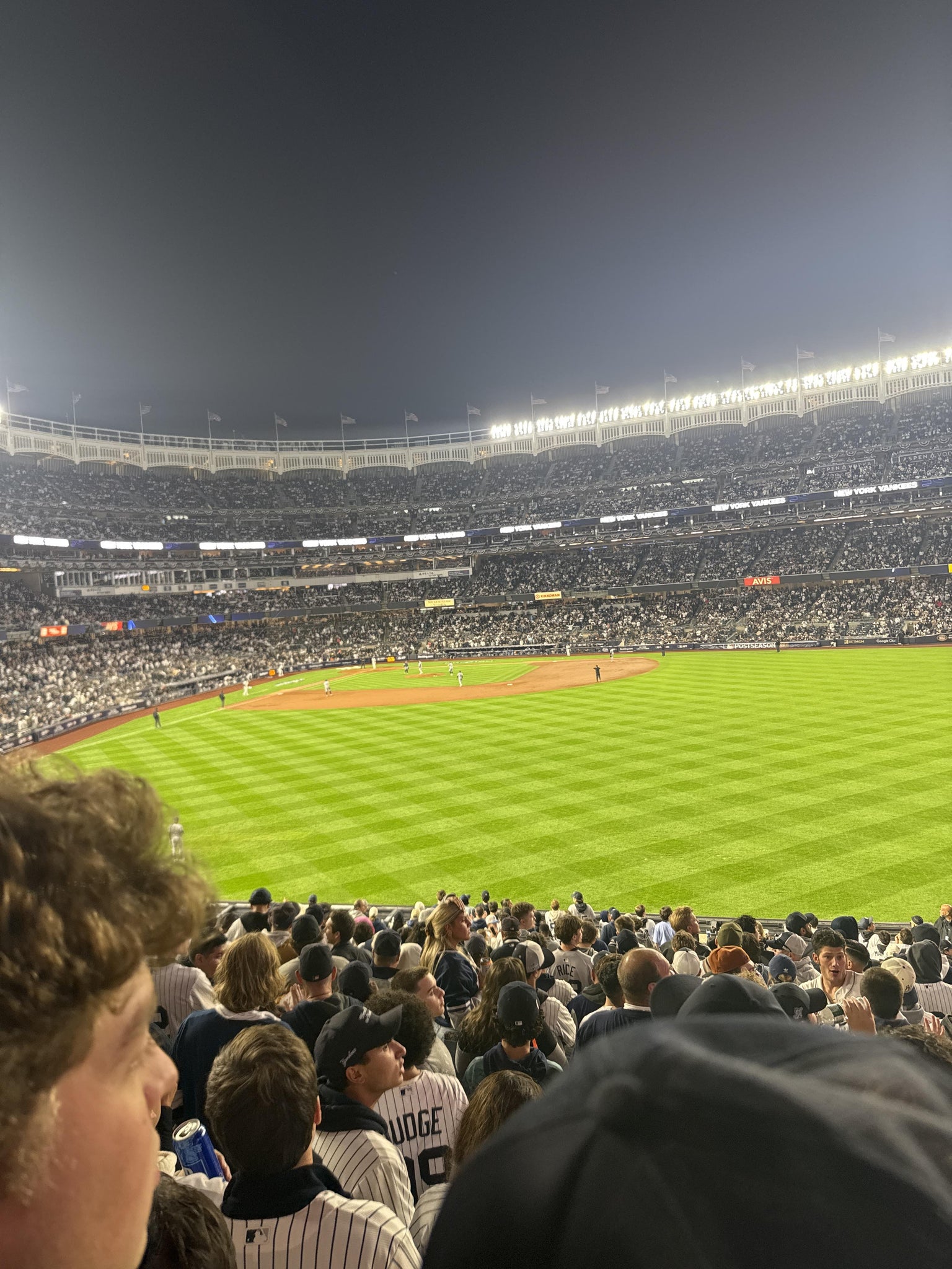 Real Fan View taken from Main Level 206 at Yankee Stadium by Nathan W