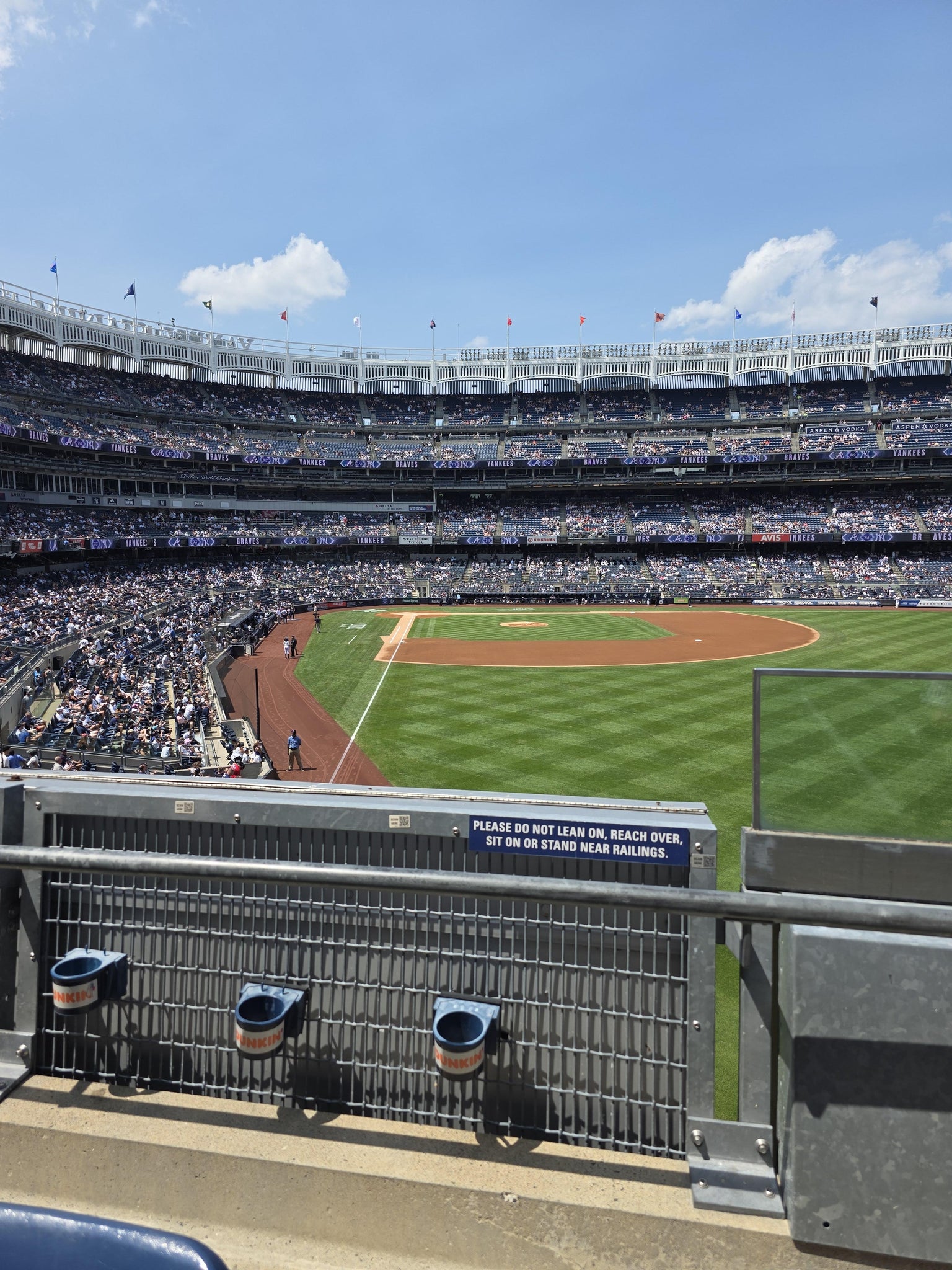 Real Fan View taken from Main Level 206 at Yankee Stadium by Camile T