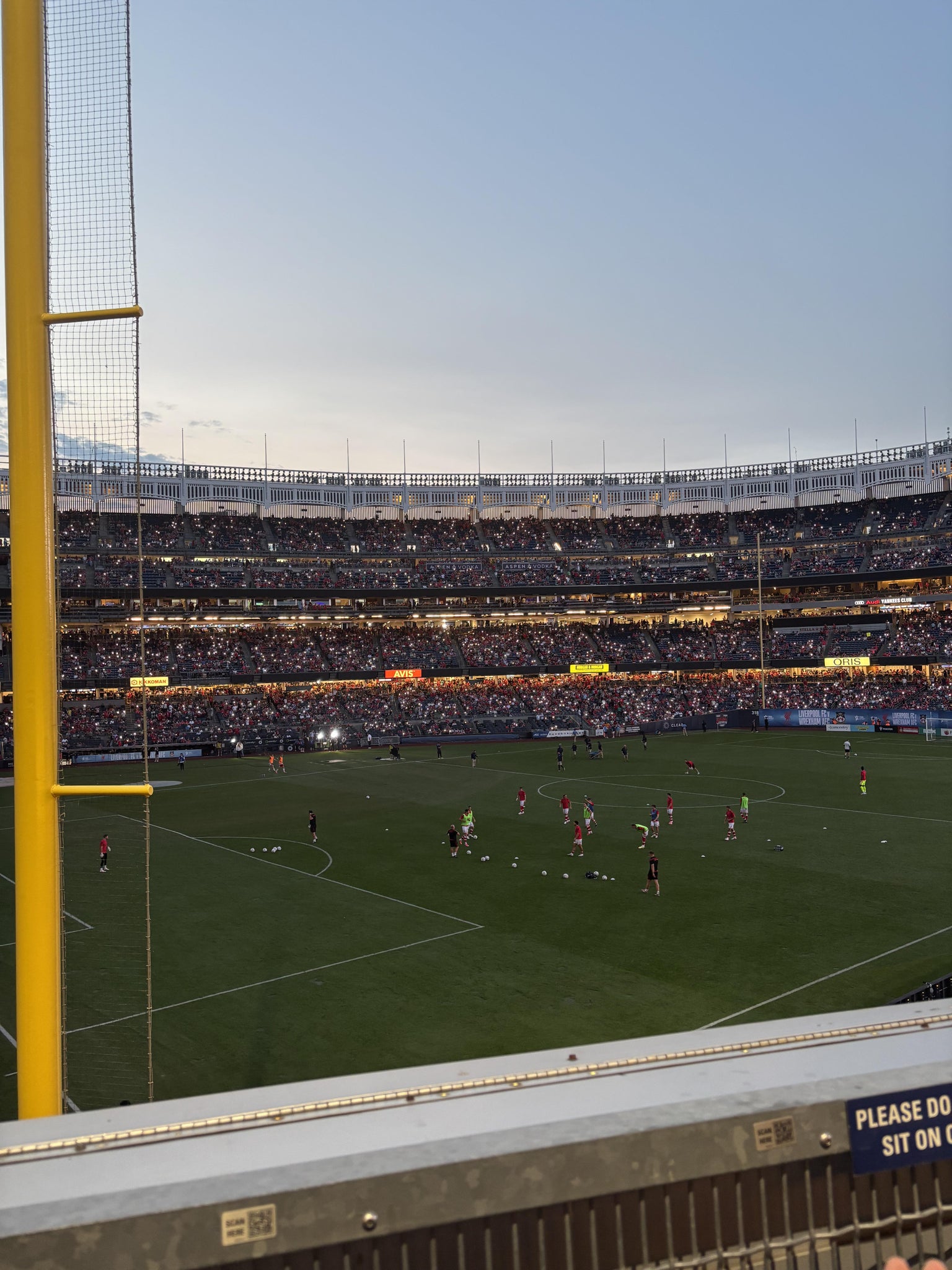 Real Fan View taken from Main Level 207 at Yankee Stadium by Faye N