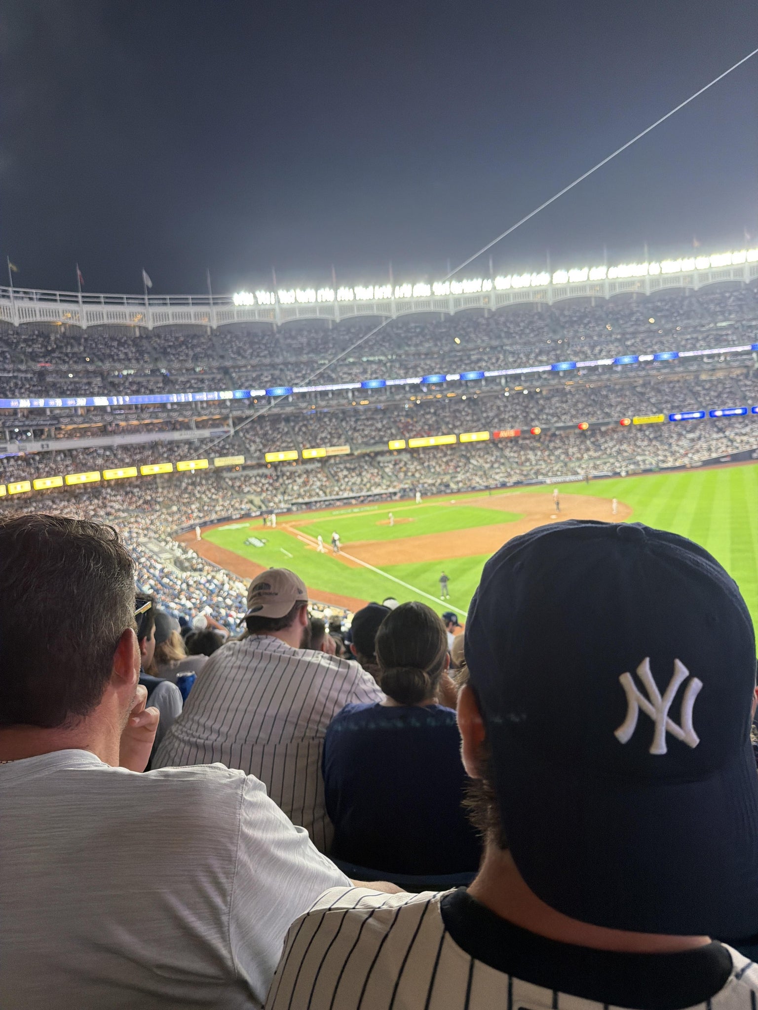 Real Fan View taken from Main Level 209 at Yankee Stadium by Richard N