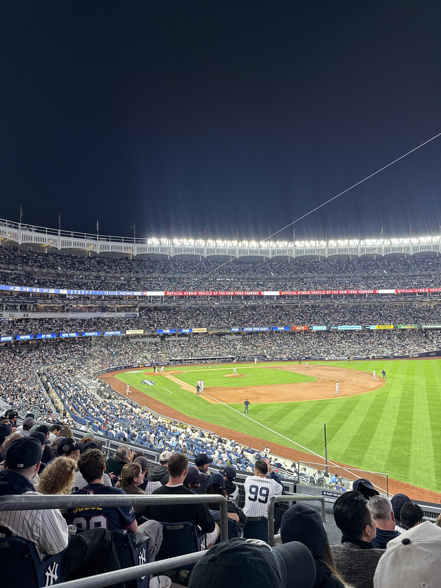 Real Fan View taken from Main Level 209 at Yankee Stadium by Gigi B