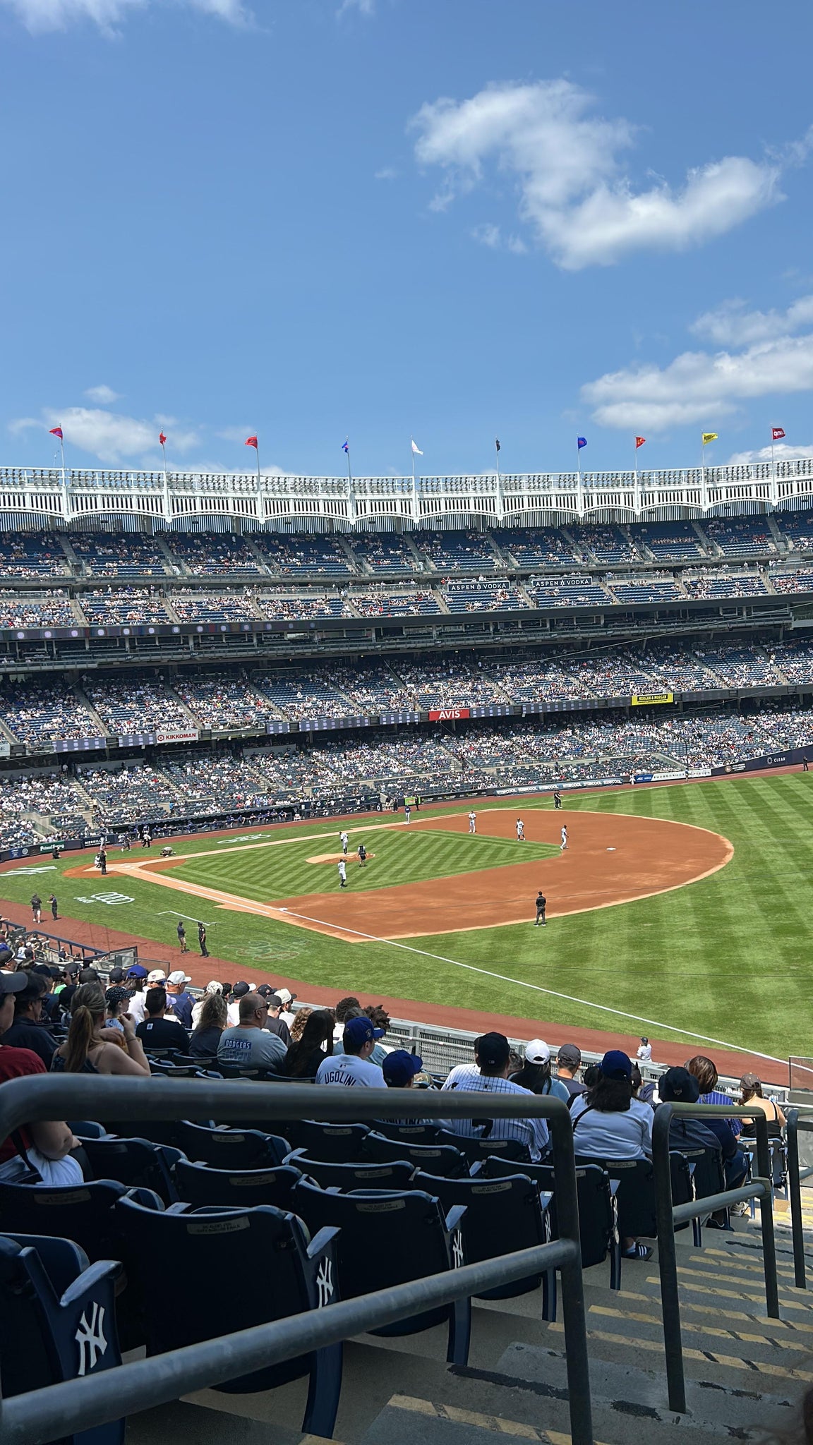 Real Fan View taken from Main Level 210 at Yankee Stadium by Anonymous User