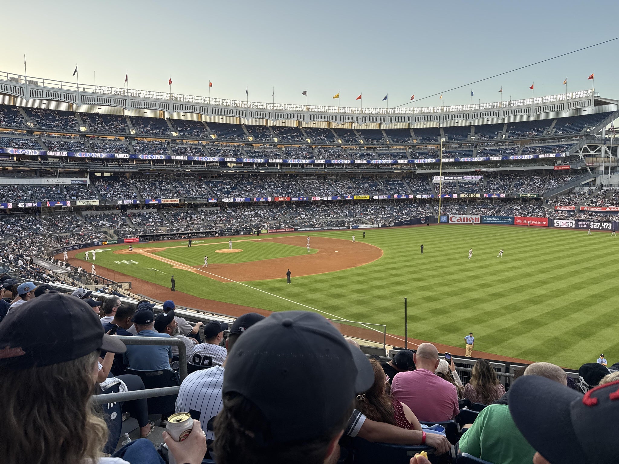 Real Fan View taken from Main Level 210 at Yankee Stadium by Sebastian P