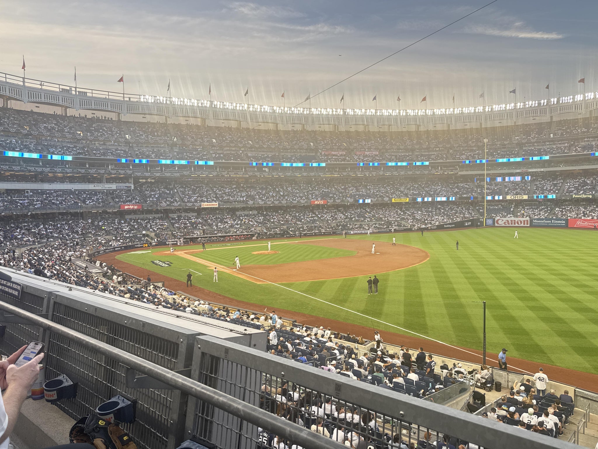 Real Fan View taken from Main Level 211 at Yankee Stadium by Jonathan S