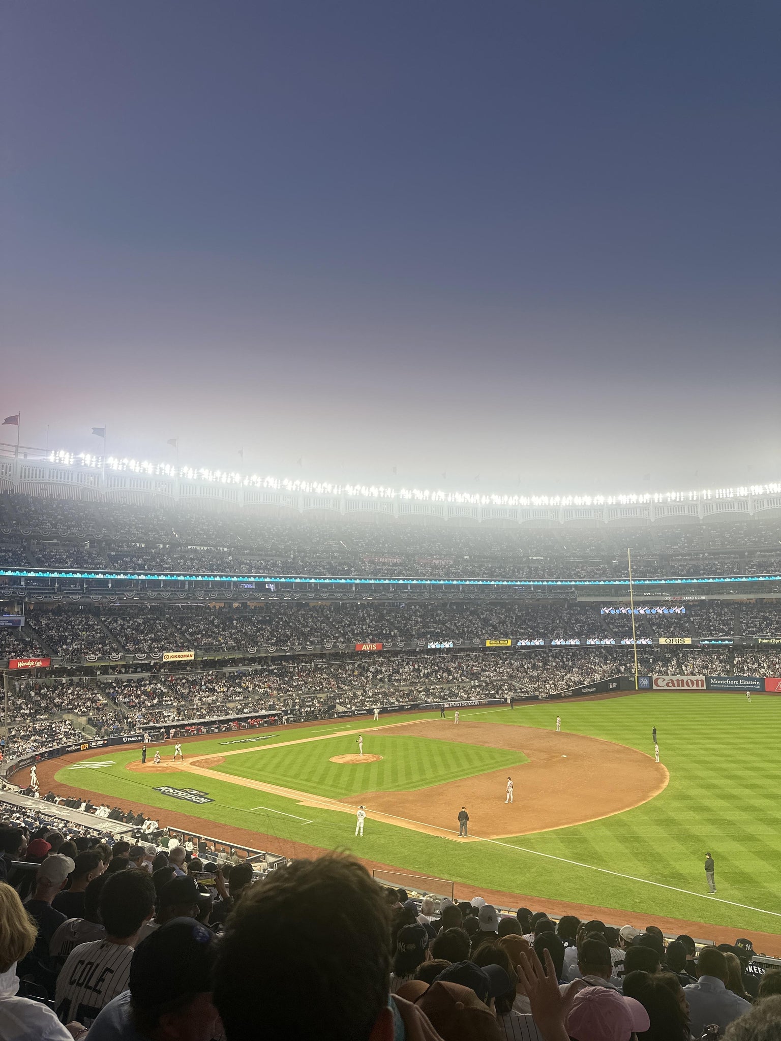 Real Fan View taken from Main Level 212 at Yankee Stadium by Alex R