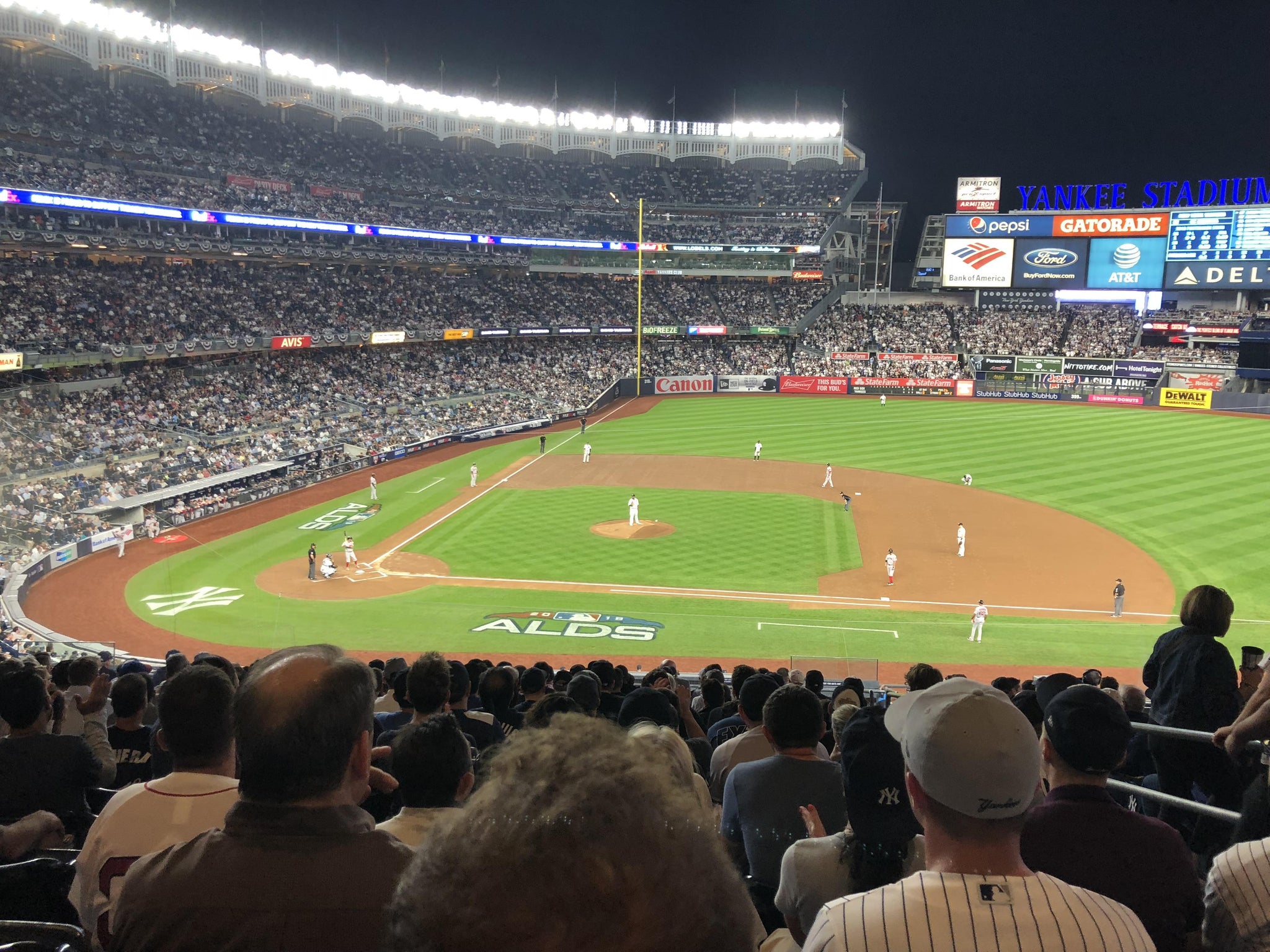 Real Fan View taken from Main Level 216 at Yankee Stadium by Steve R