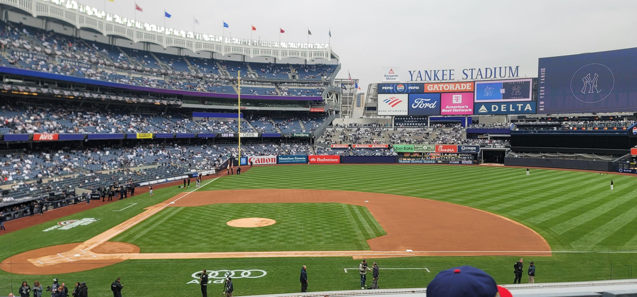 Real Fan View taken from Main Level 216 at Yankee Stadium by Anonymous User