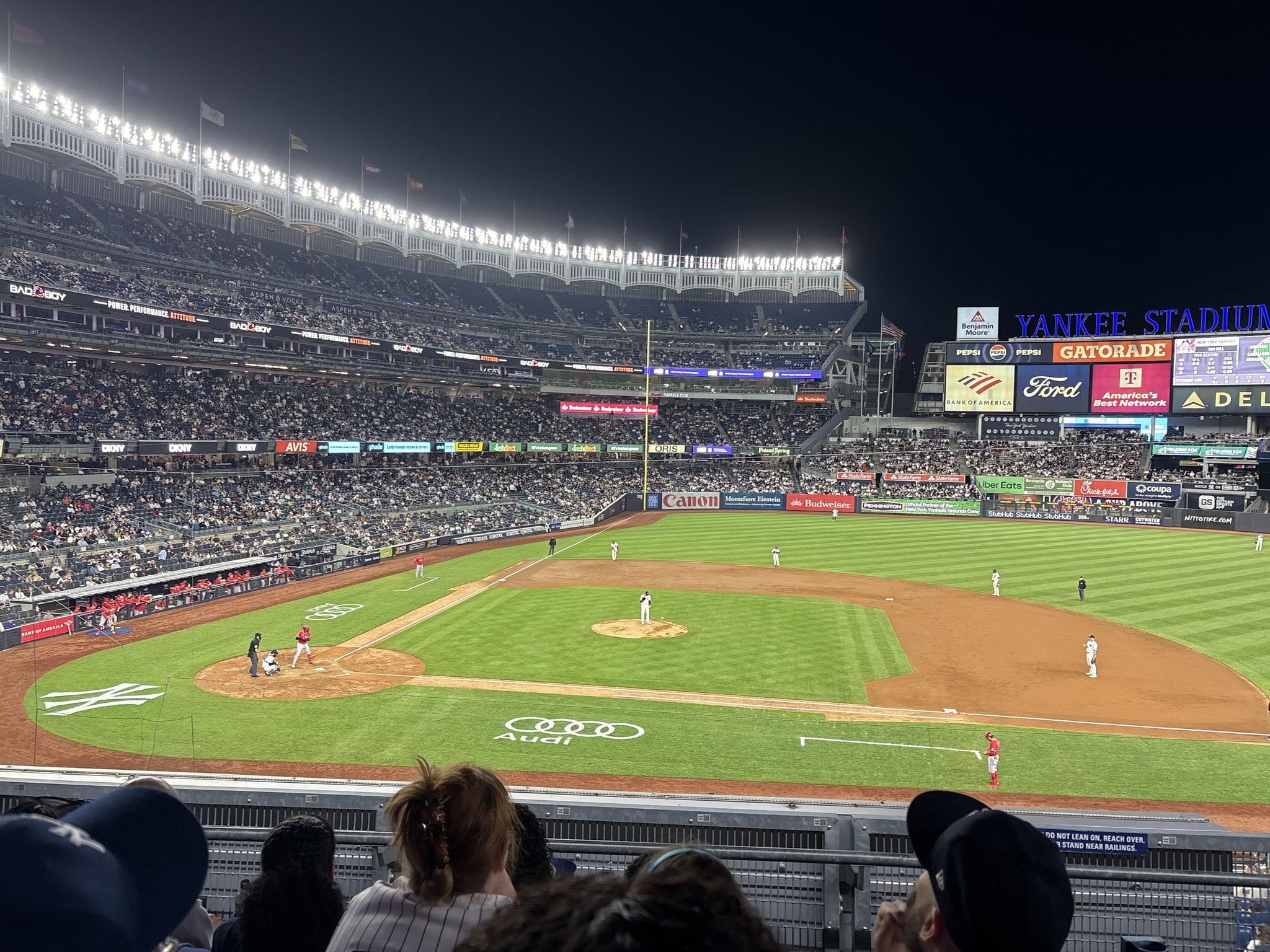Real Fan View taken from Main Level 216 at Yankee Stadium by Jackie E