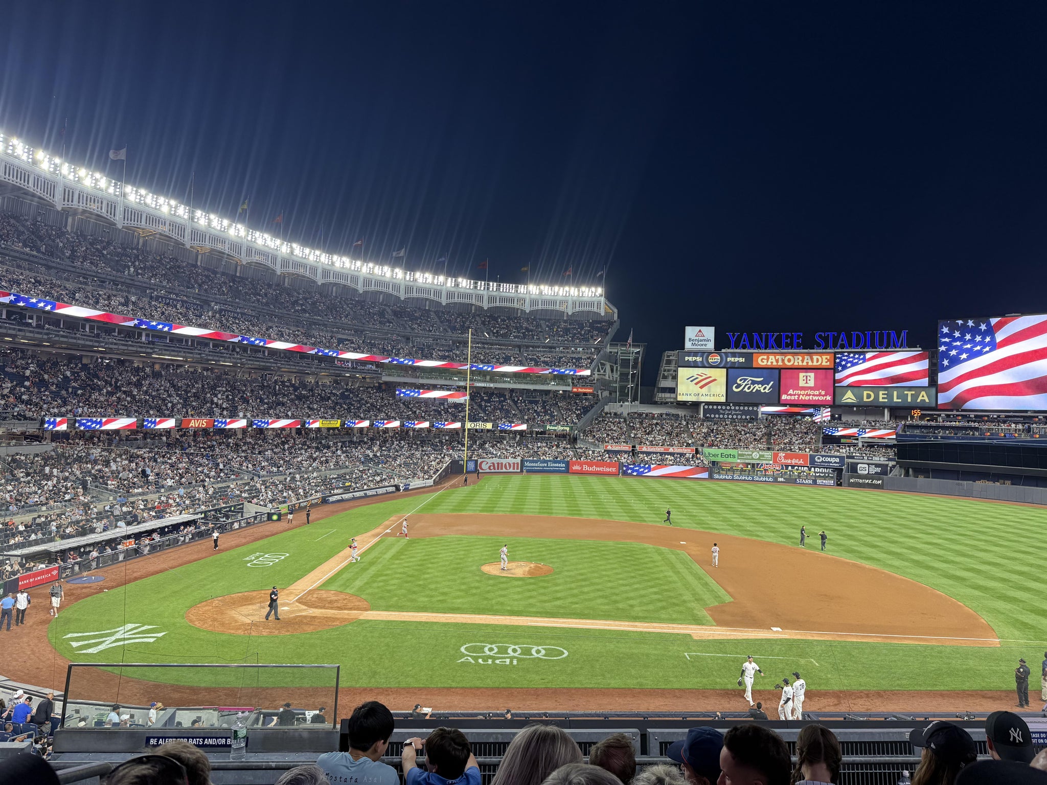Real Fan View taken from Main Level 216 at Yankee Stadium by Ester F