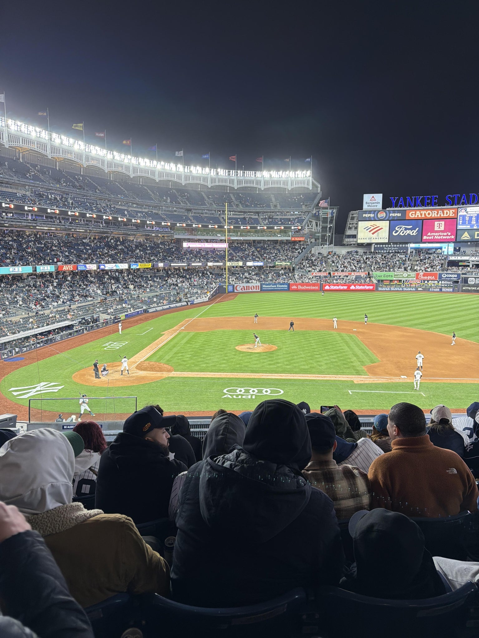 Real Fan View taken from Main Level 216 at Yankee Stadium by Jaime