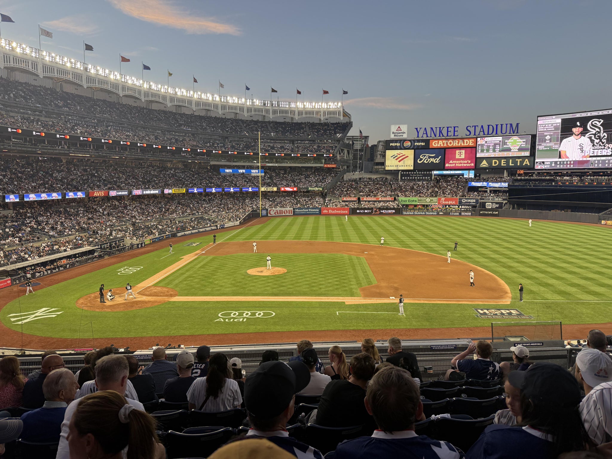 Real Fan View taken from Main Level 216 at Yankee Stadium by Brittany D