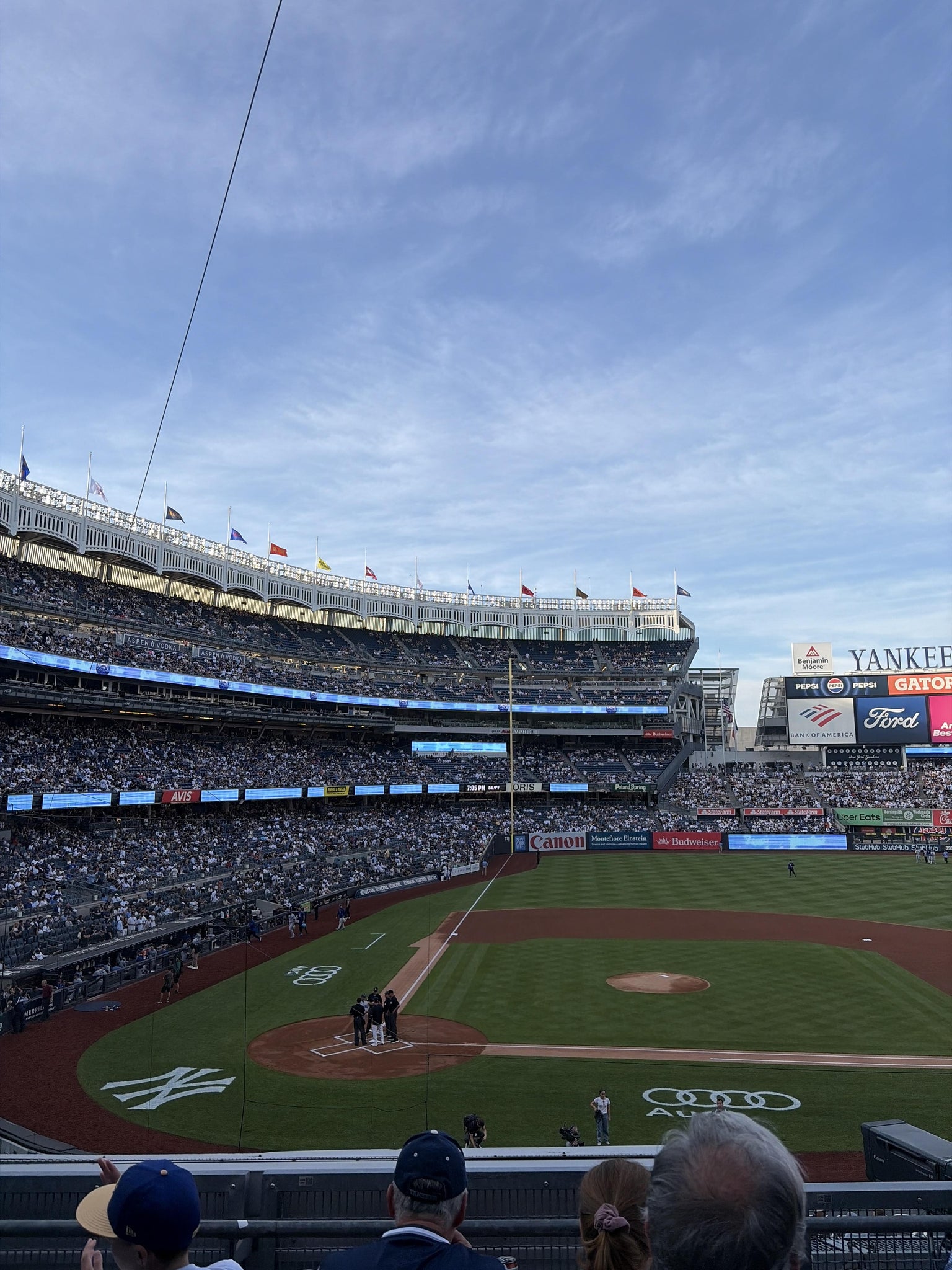 Real Fan View taken from Main Level 217 at Yankee Stadium by Ryan E