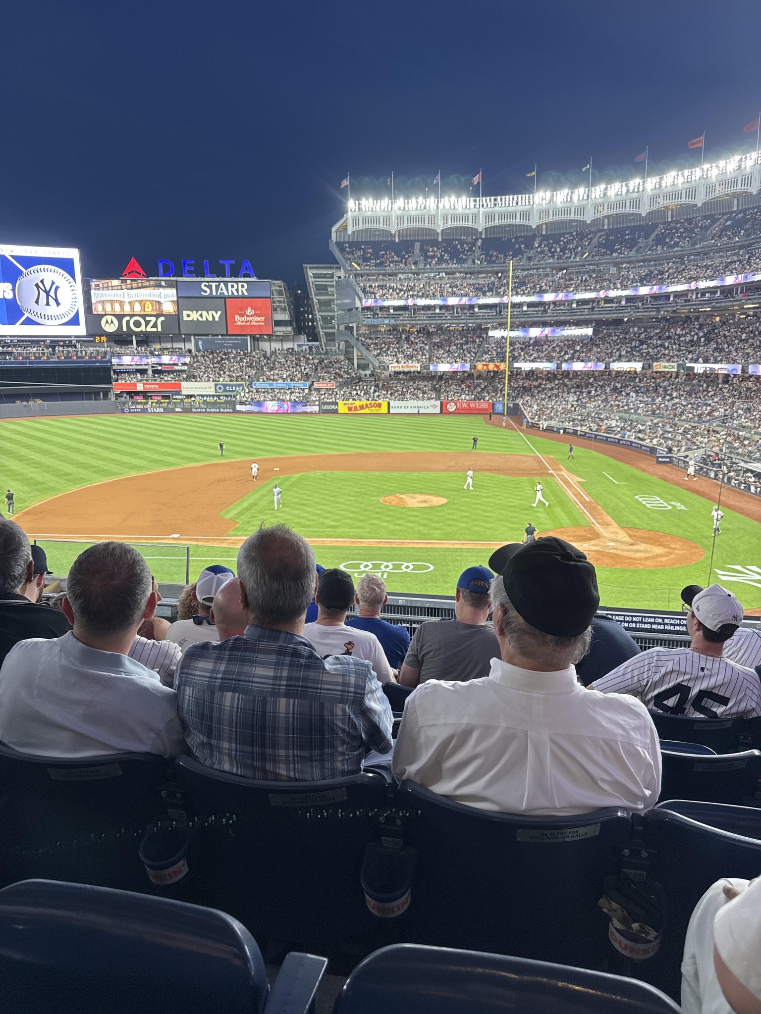 Real Fan View taken from Main Level 223 at Yankee Stadium by Fernando R