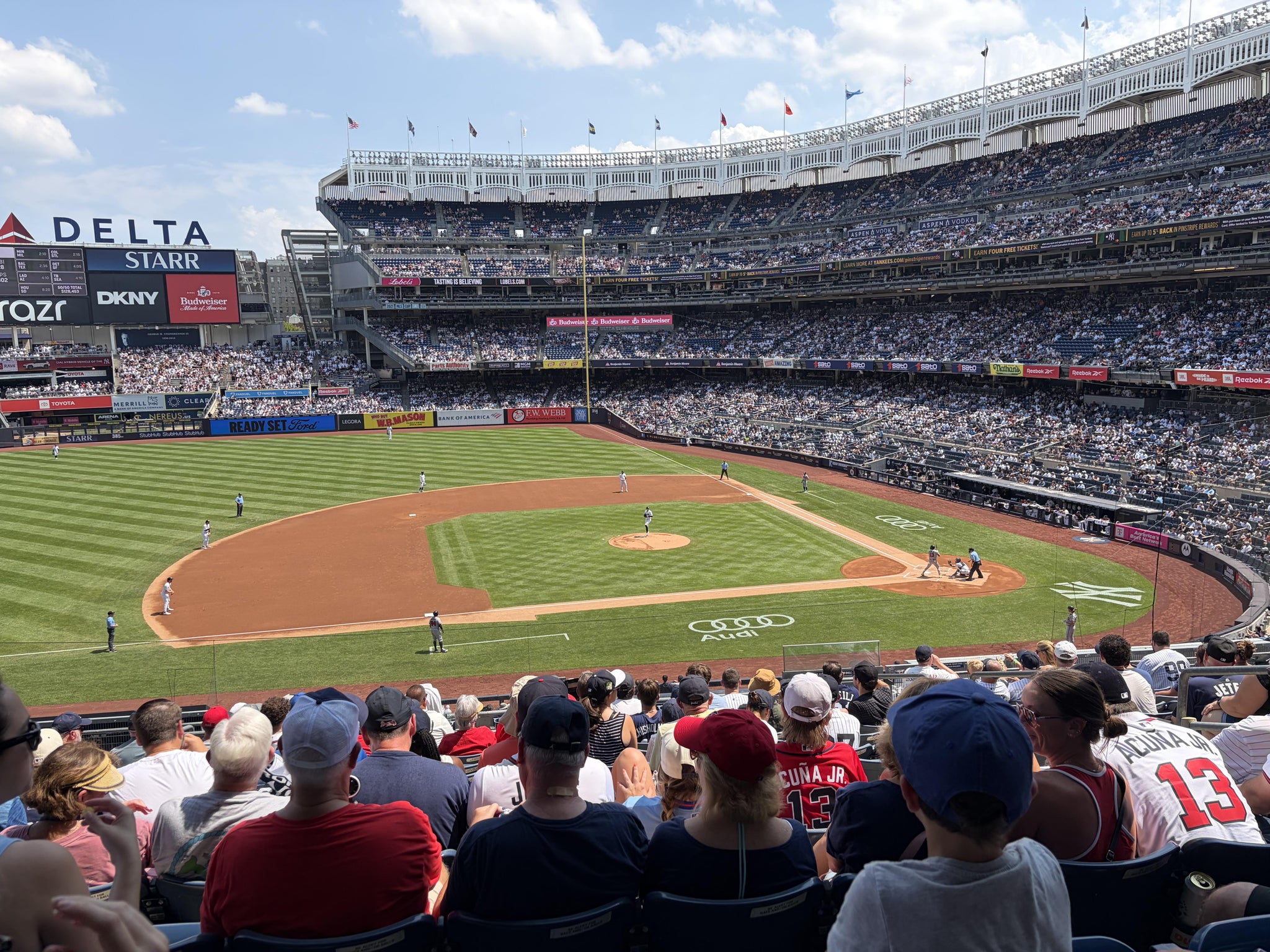 Real Fan View taken from Main Level 225 at Yankee Stadium by Aryeh K