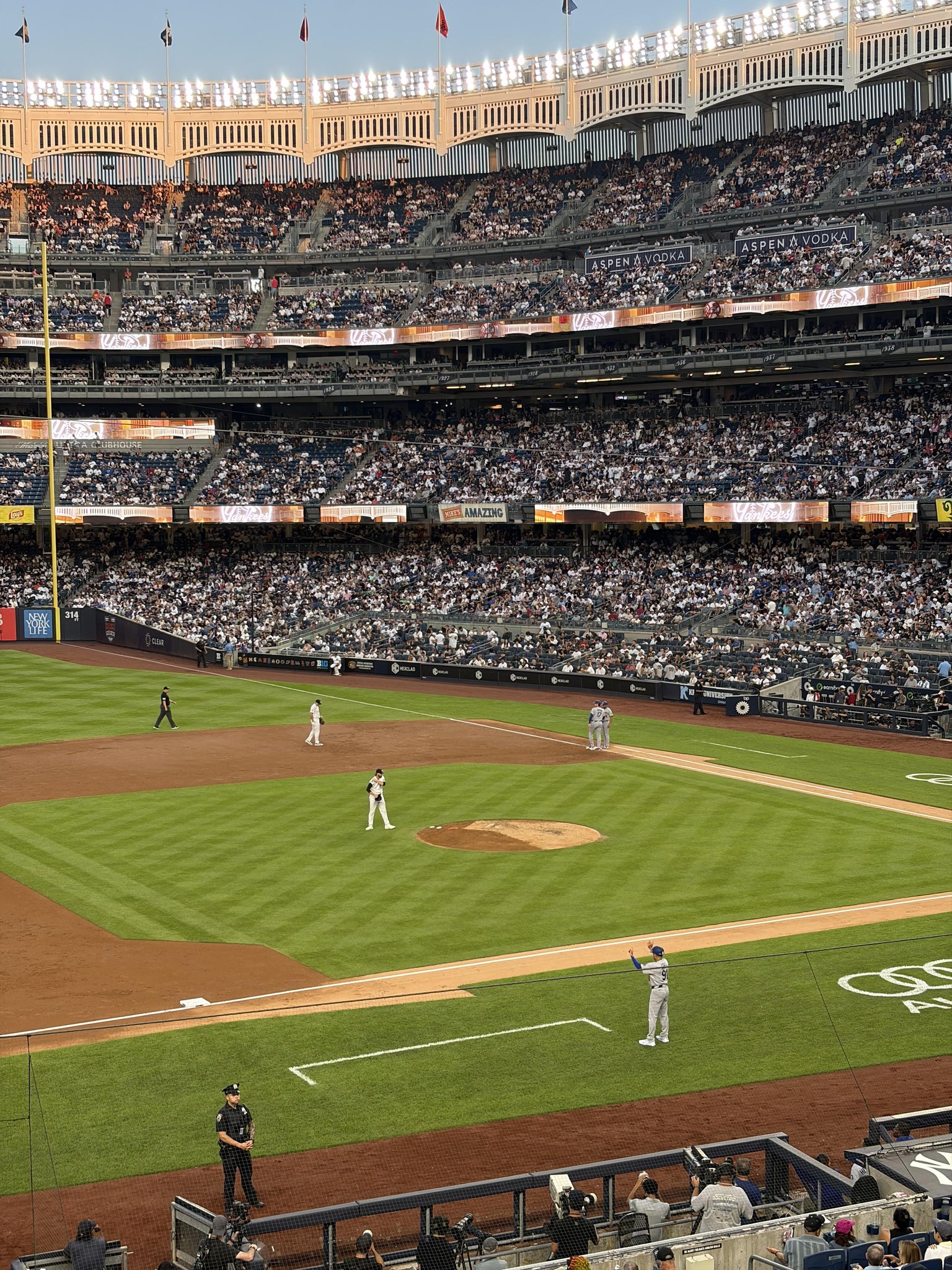 Real Fan View taken from Main Level 226 at Yankee Stadium by Luis C