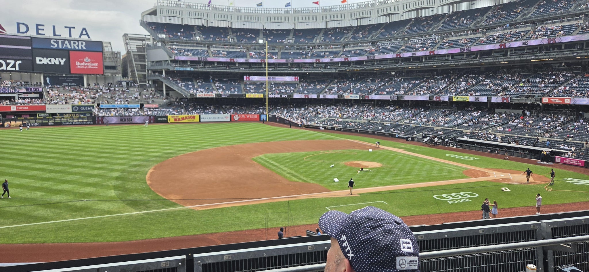 Real Fan View taken from Main Level 226 at Yankee Stadium by Maria C