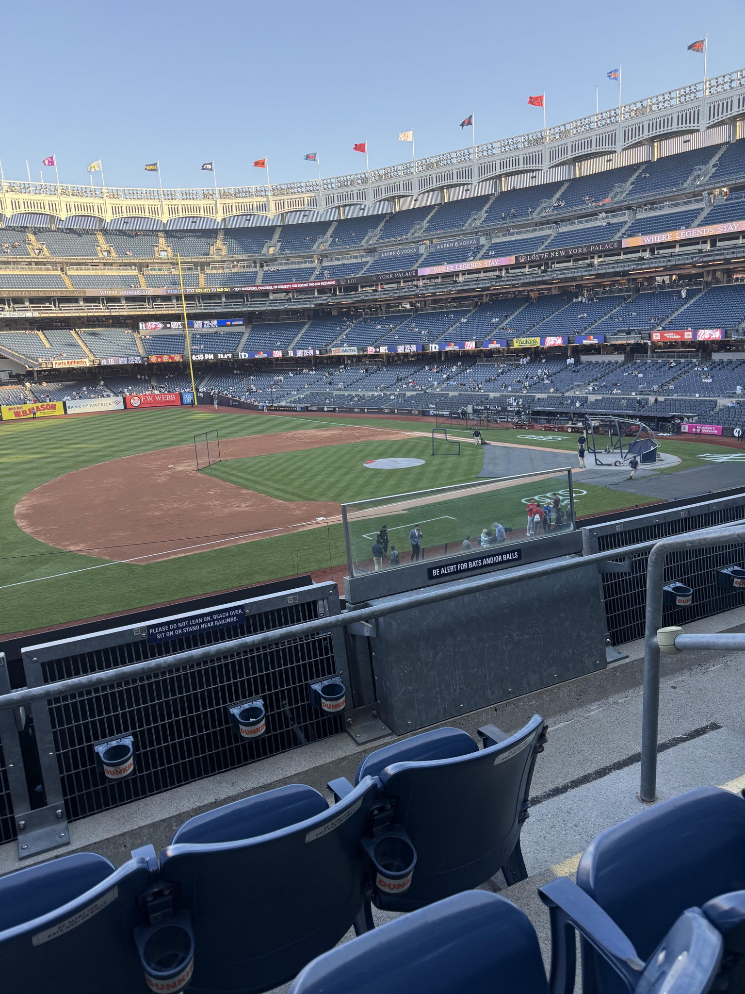 Real Fan View taken from Main Level 227 A at Yankee Stadium by Samantha L