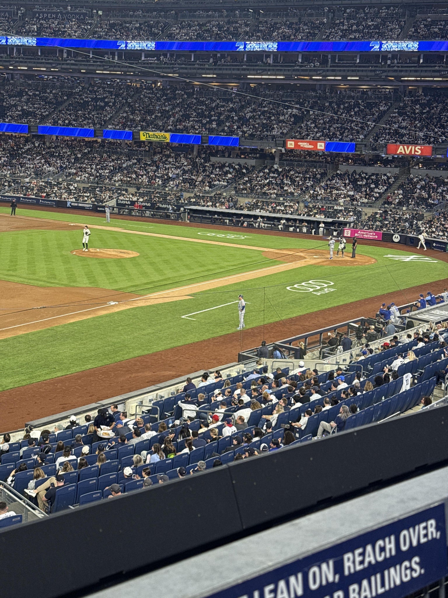Real Fan View taken from Main Level 227 B at Yankee Stadium by James G