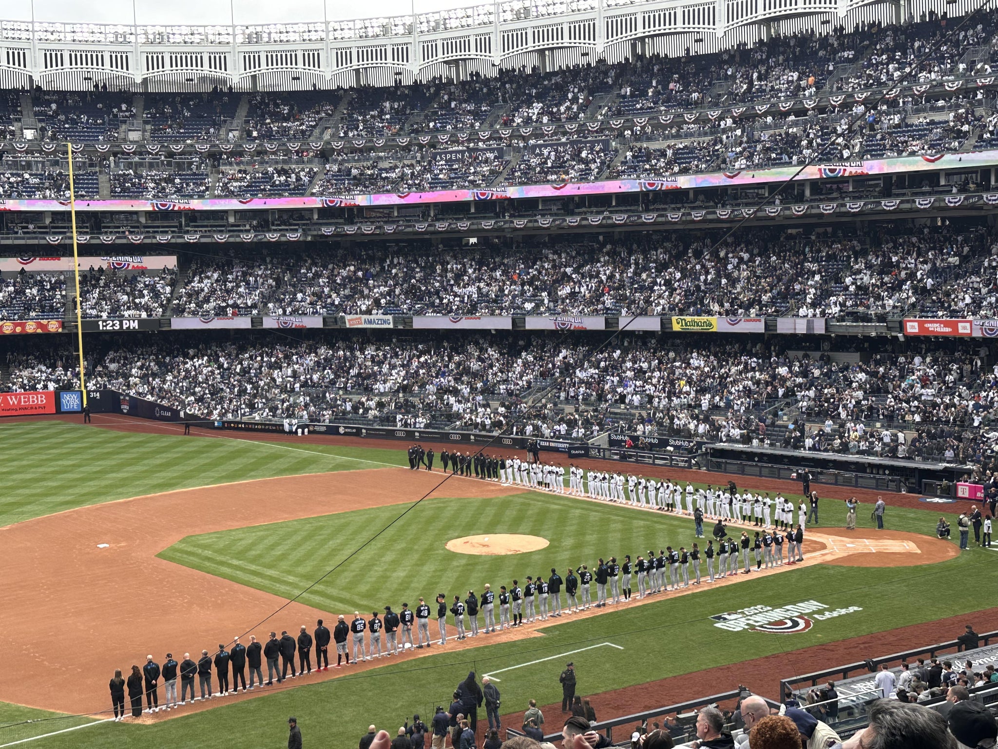 Real Fan View taken from Main Level 227 B at Yankee Stadium by Anonymous User