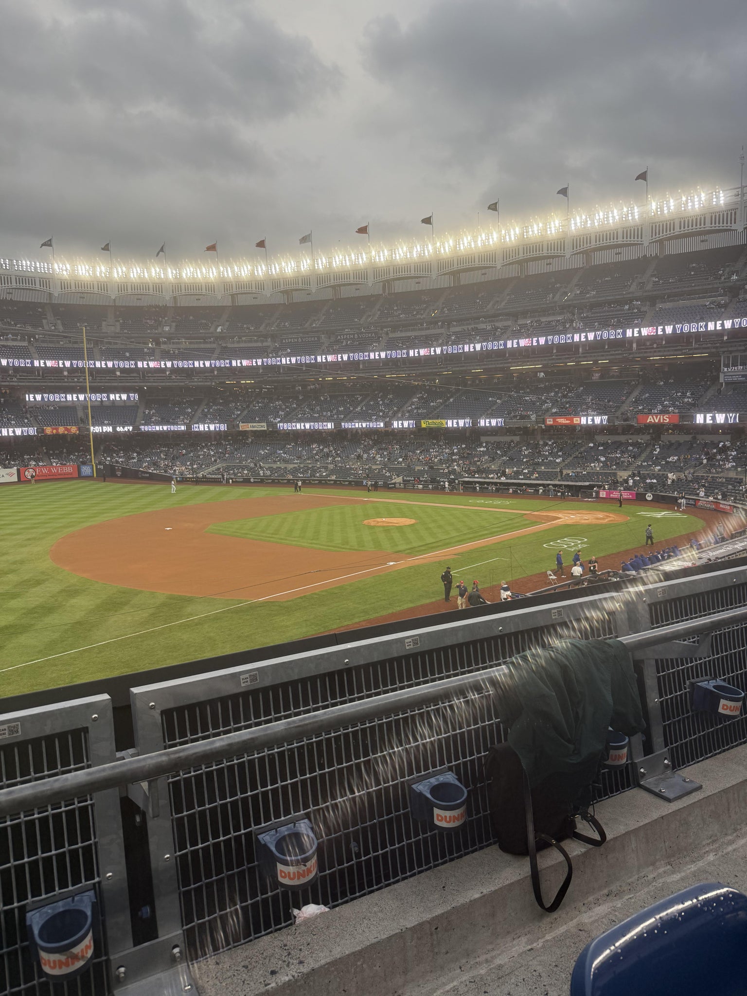Real Fan View taken from Main Level 227 B at Yankee Stadium by Cheyenne B