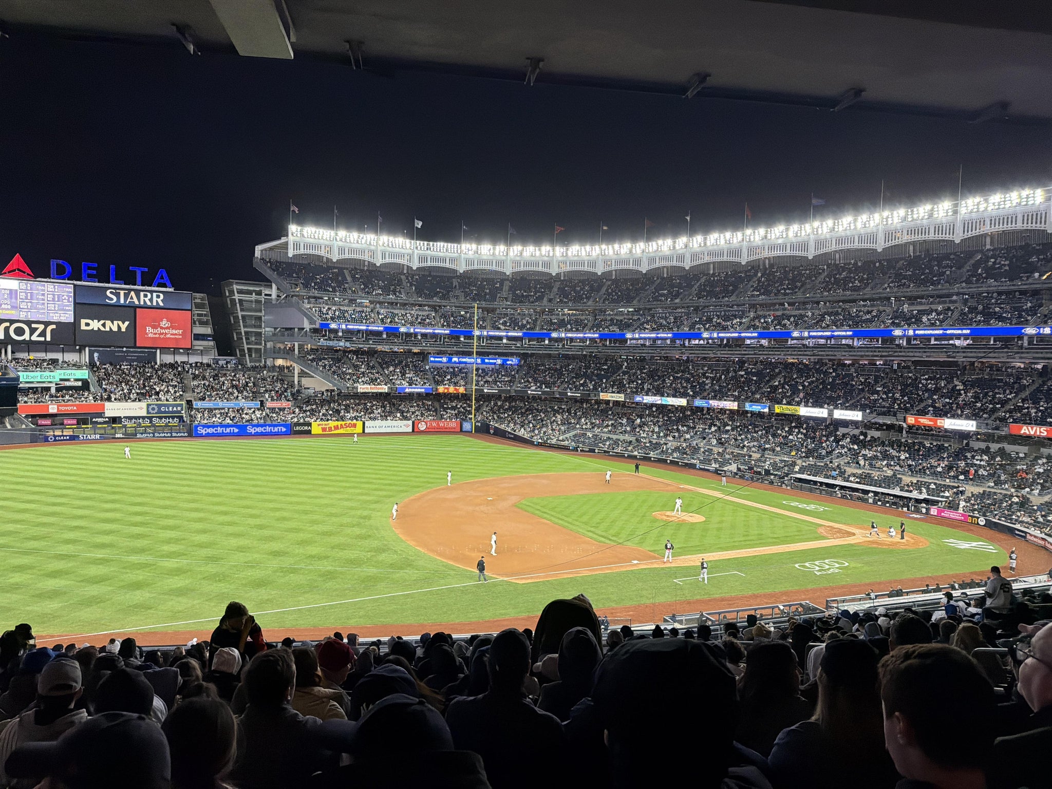 Real Fan View taken from Main Level 227 B at Yankee Stadium by Colin M