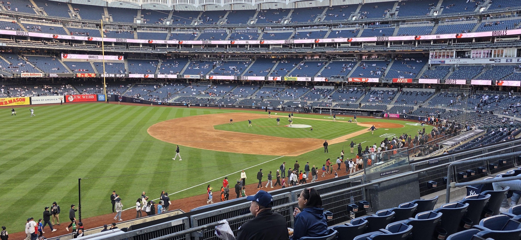 Real Fan View taken from Main Level 229 at Yankee Stadium by Anonymous User