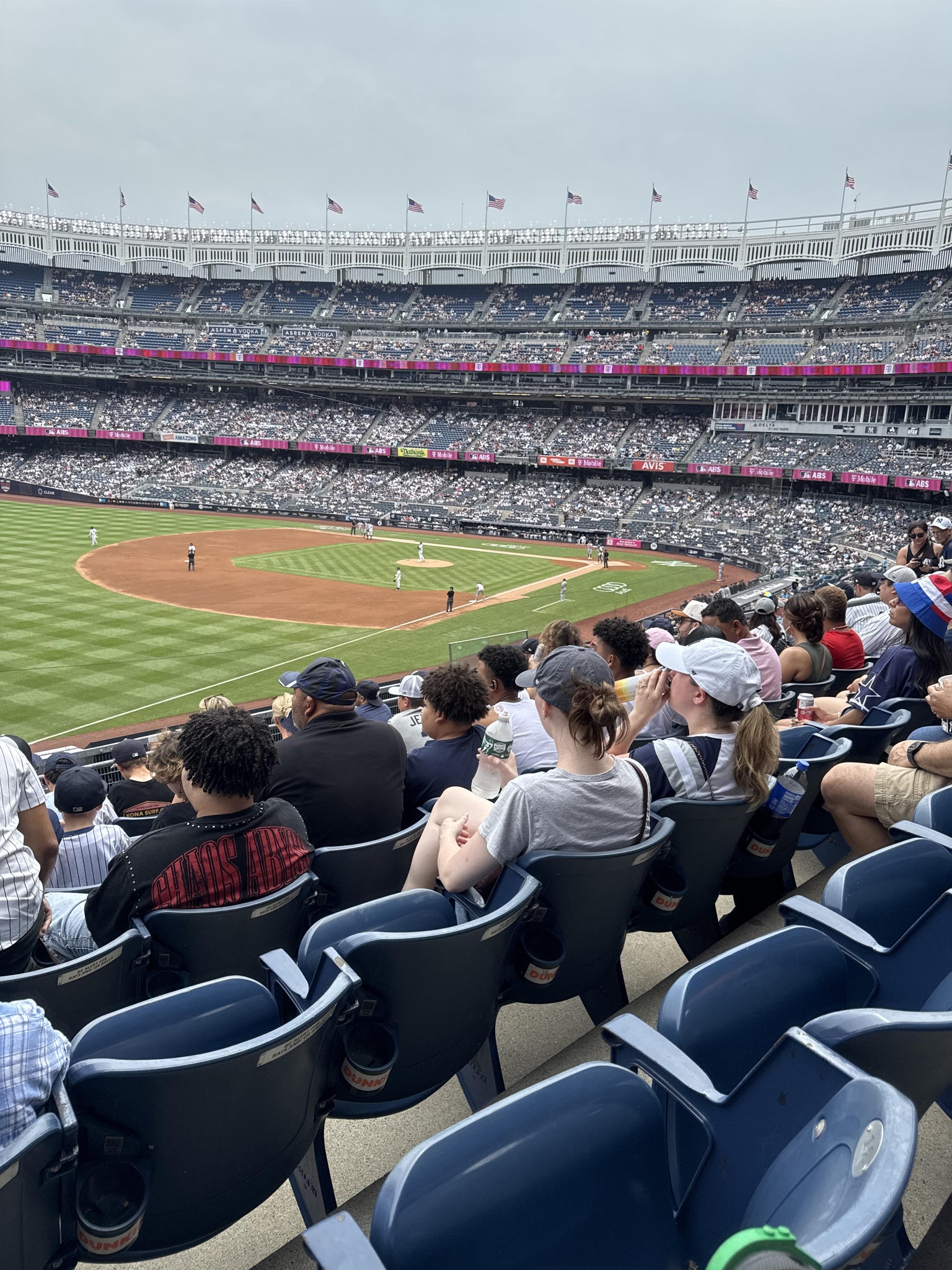 Real Fan View taken from Main Level 229 at Yankee Stadium by Sam K
