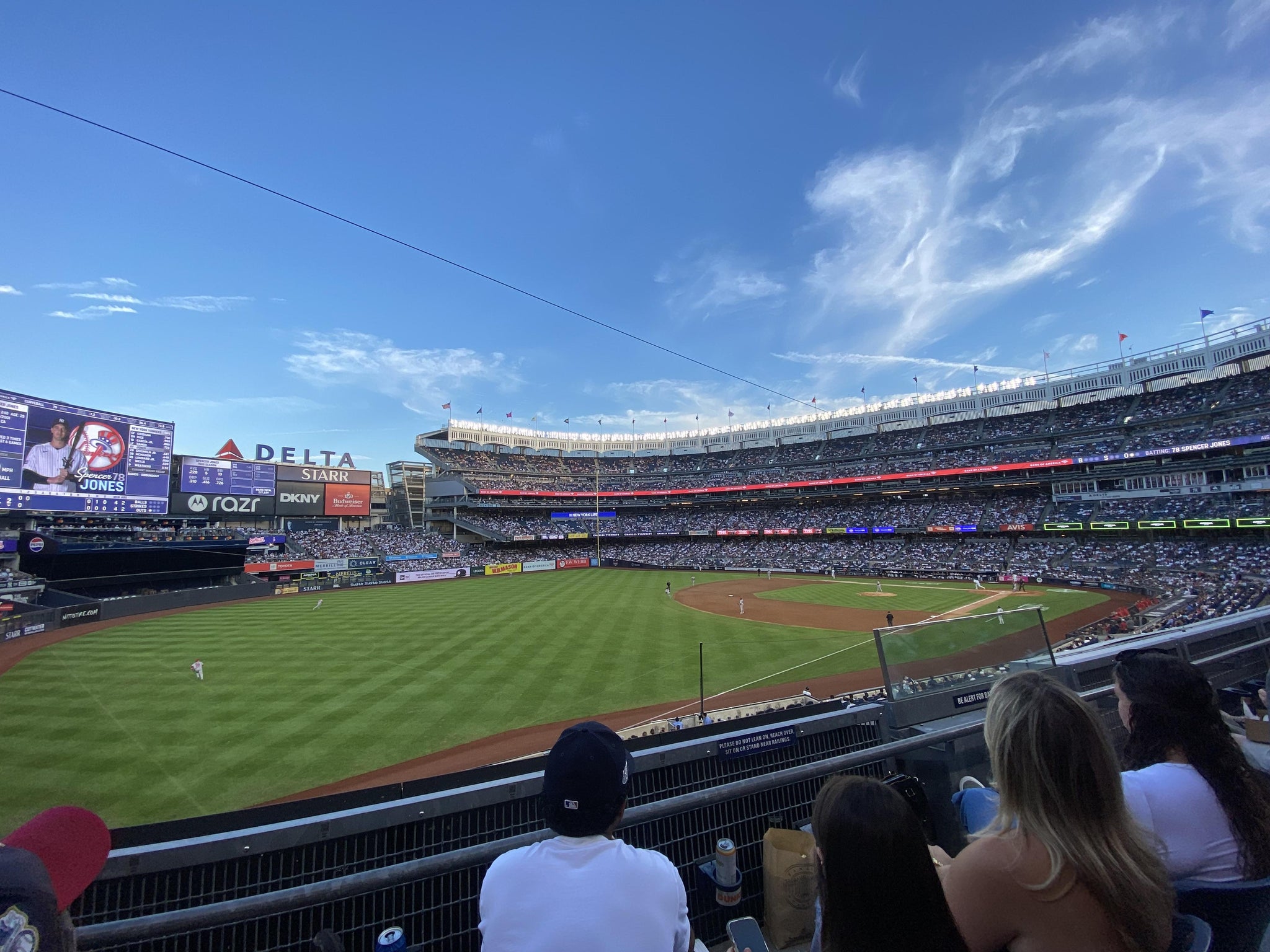 Real Fan View taken from Main Level 230 at Yankee Stadium by Luis M