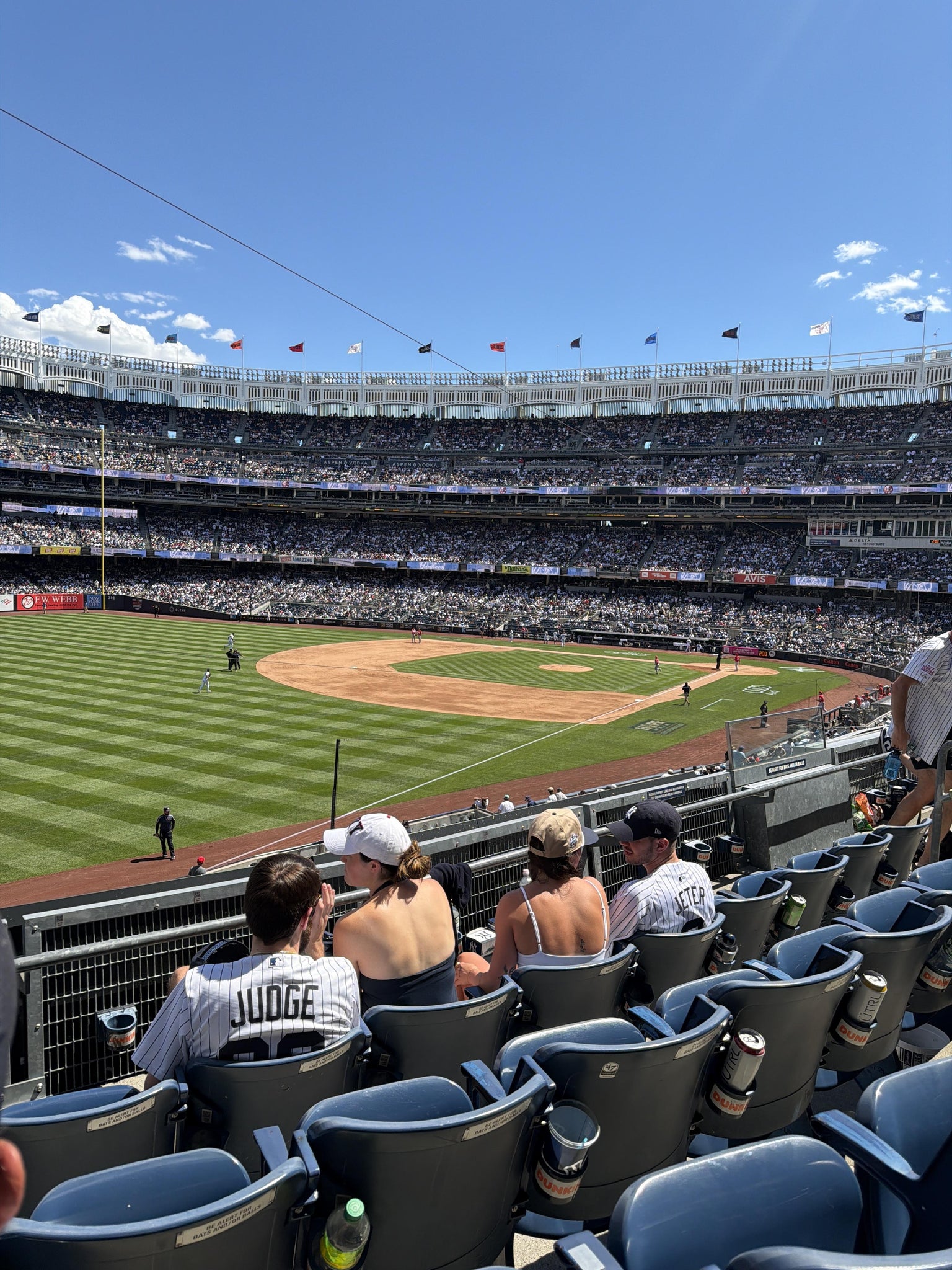 Real Fan View taken from Main Level 230 at Yankee Stadium by Arvin S