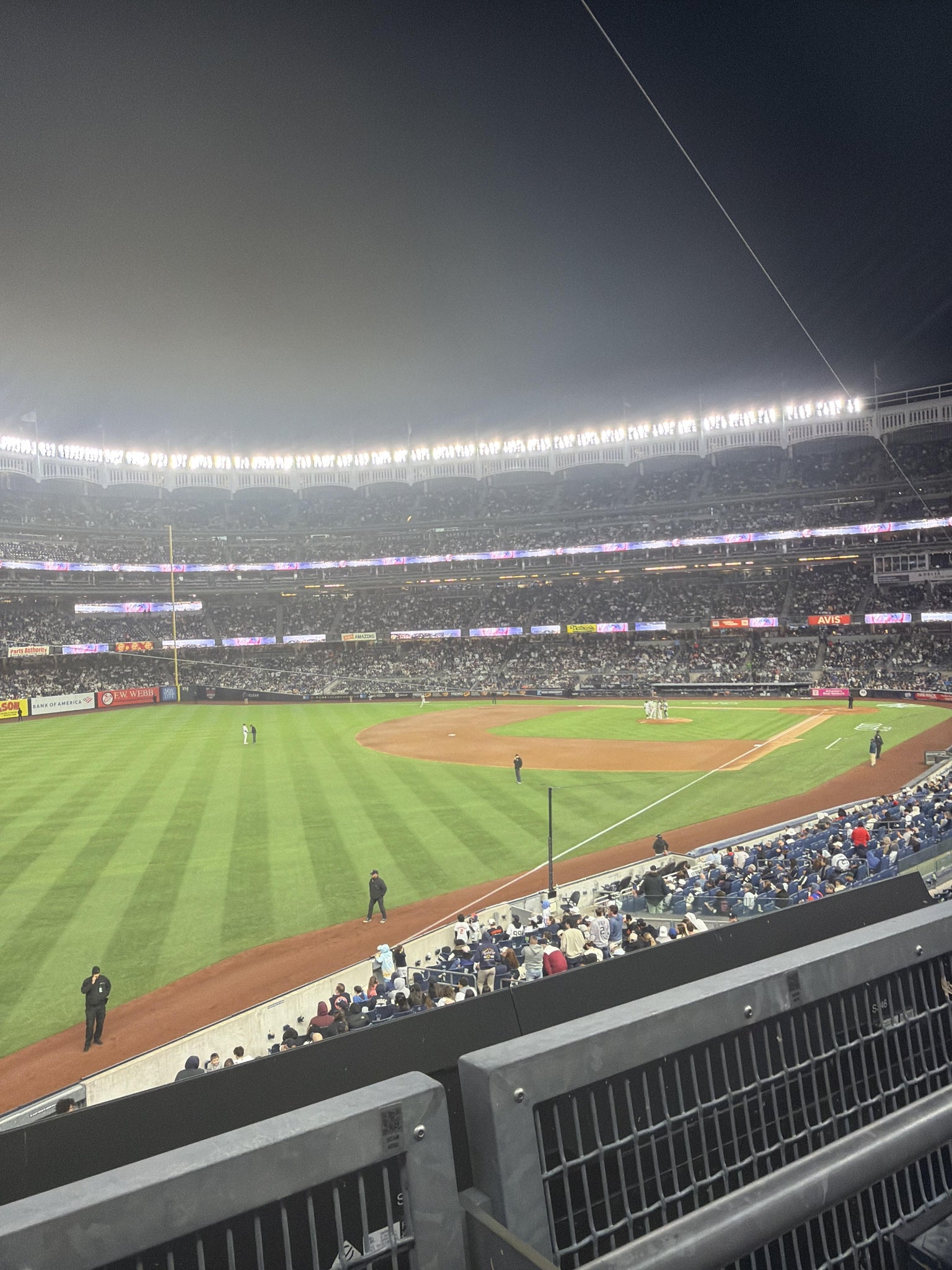 Real Fan View taken from Main Level 231 at Yankee Stadium by Hannah R