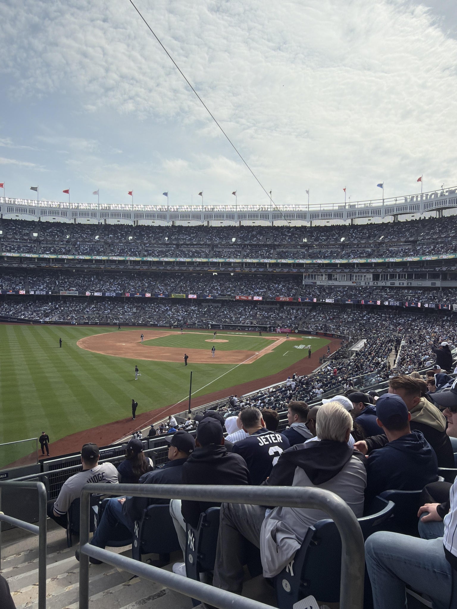 Real Fan View taken from Main Level 232 A at Yankee Stadium by Anonymous User