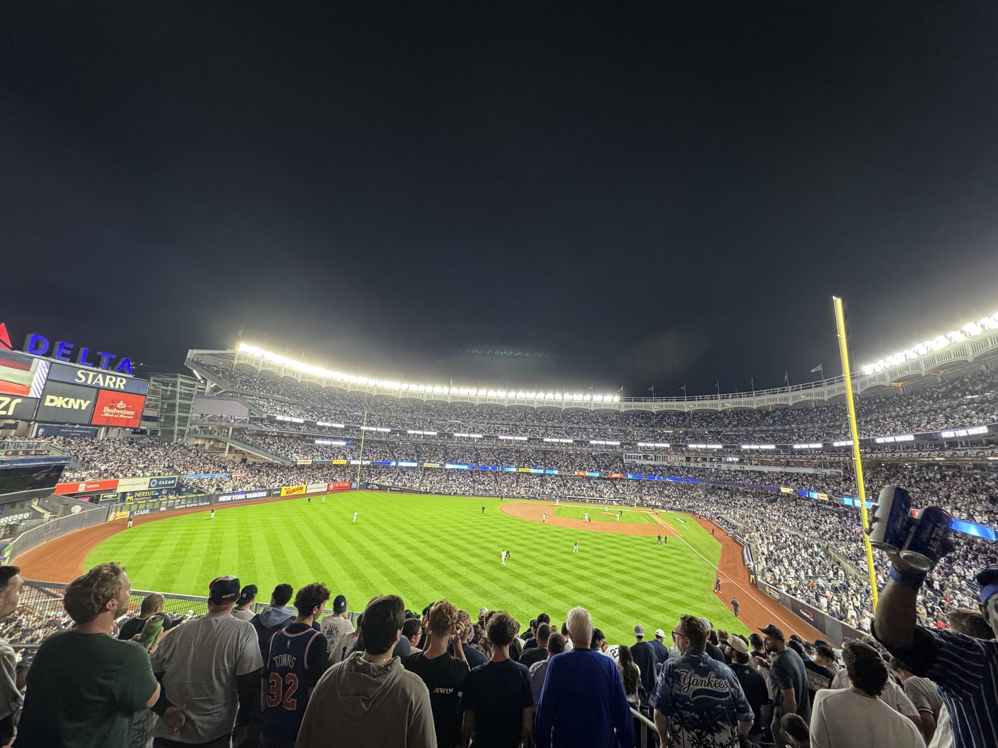 Real Fan View taken from Main Level 234 at Yankee Stadium by Kristin E